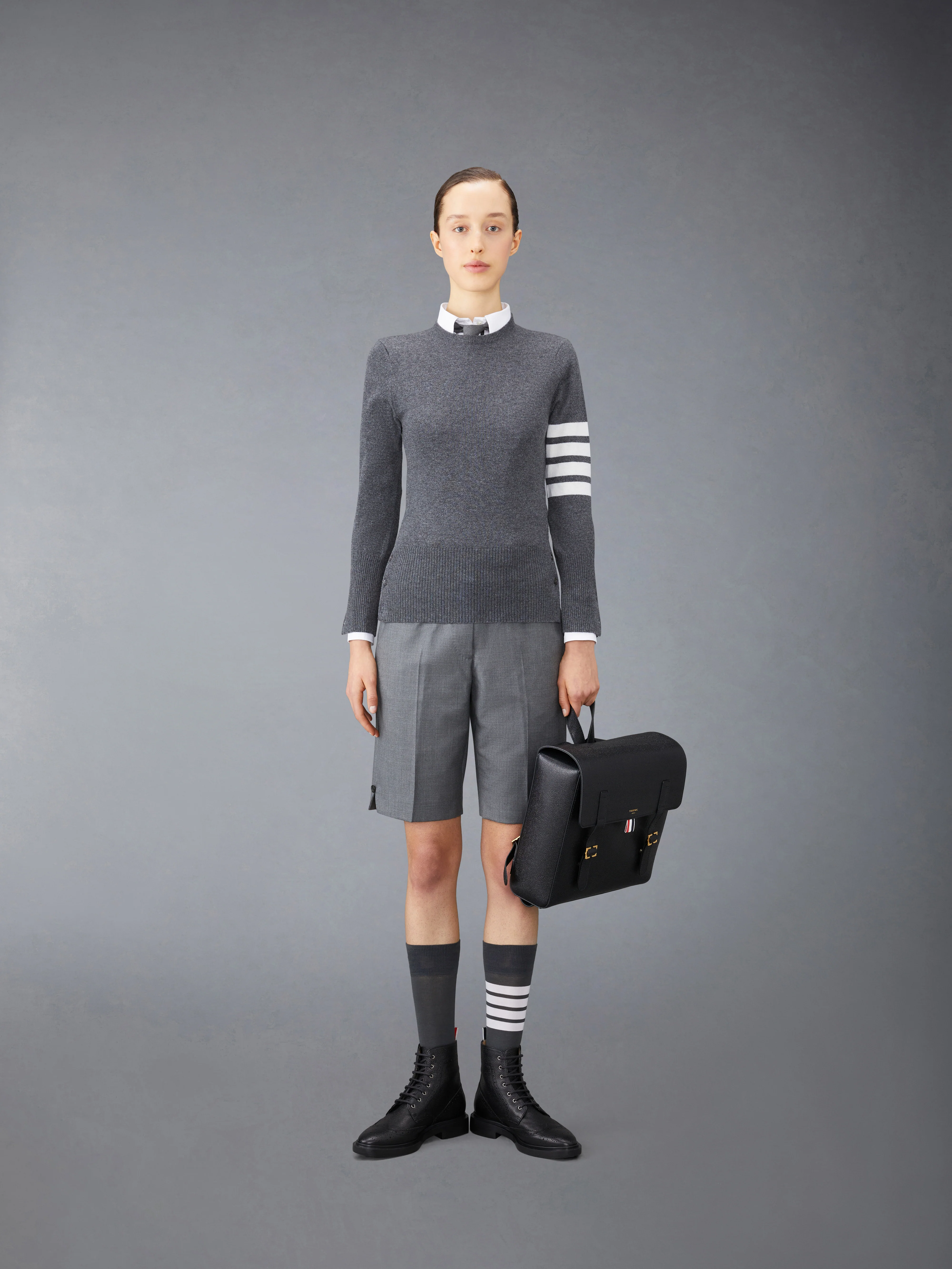 CLASSIC CASHMERE 4-BAR PULLOVER - Image 3