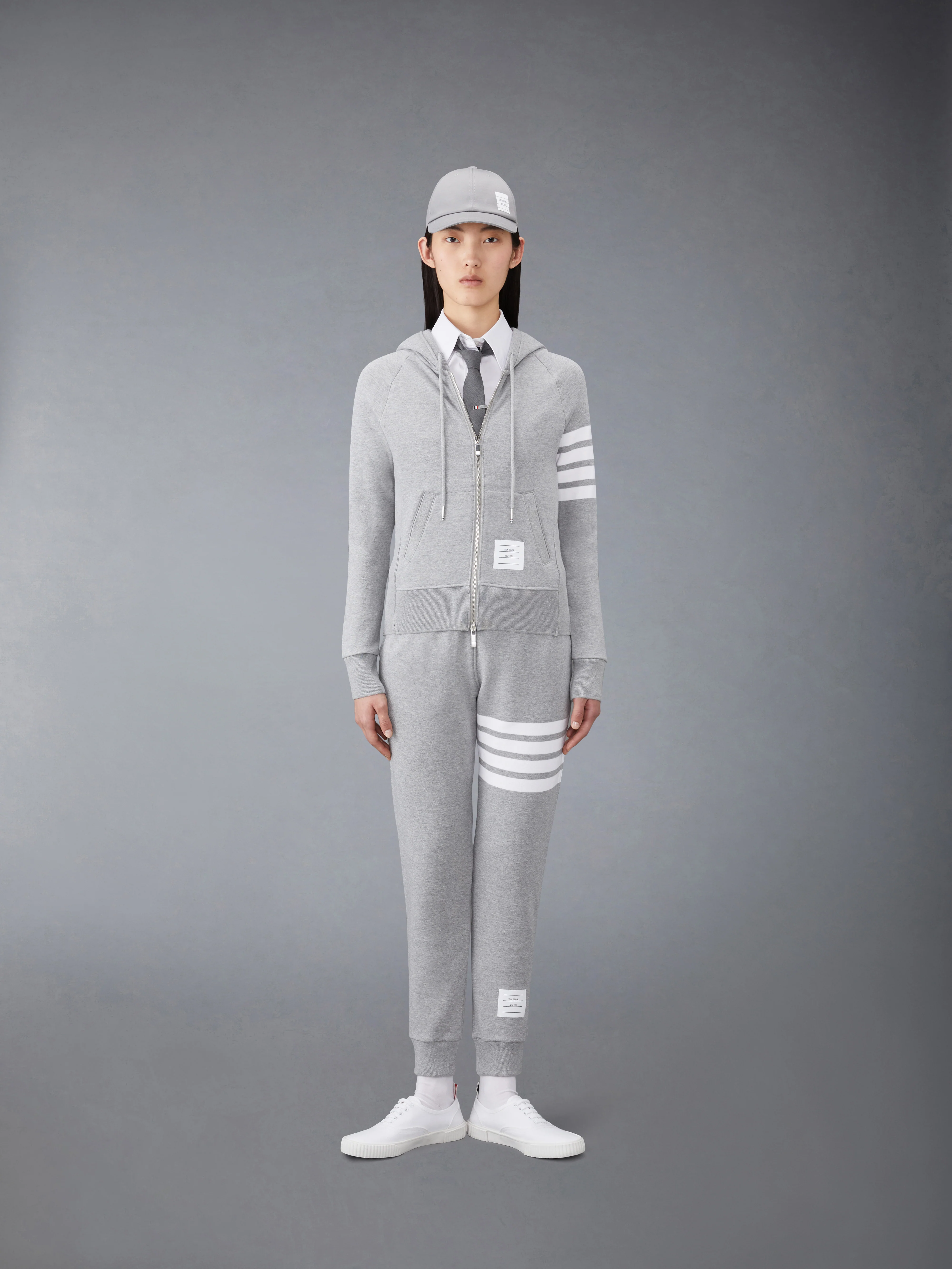 CLASSIC LOOPBACK 4-BAR ZIP HOODIE - Image 4