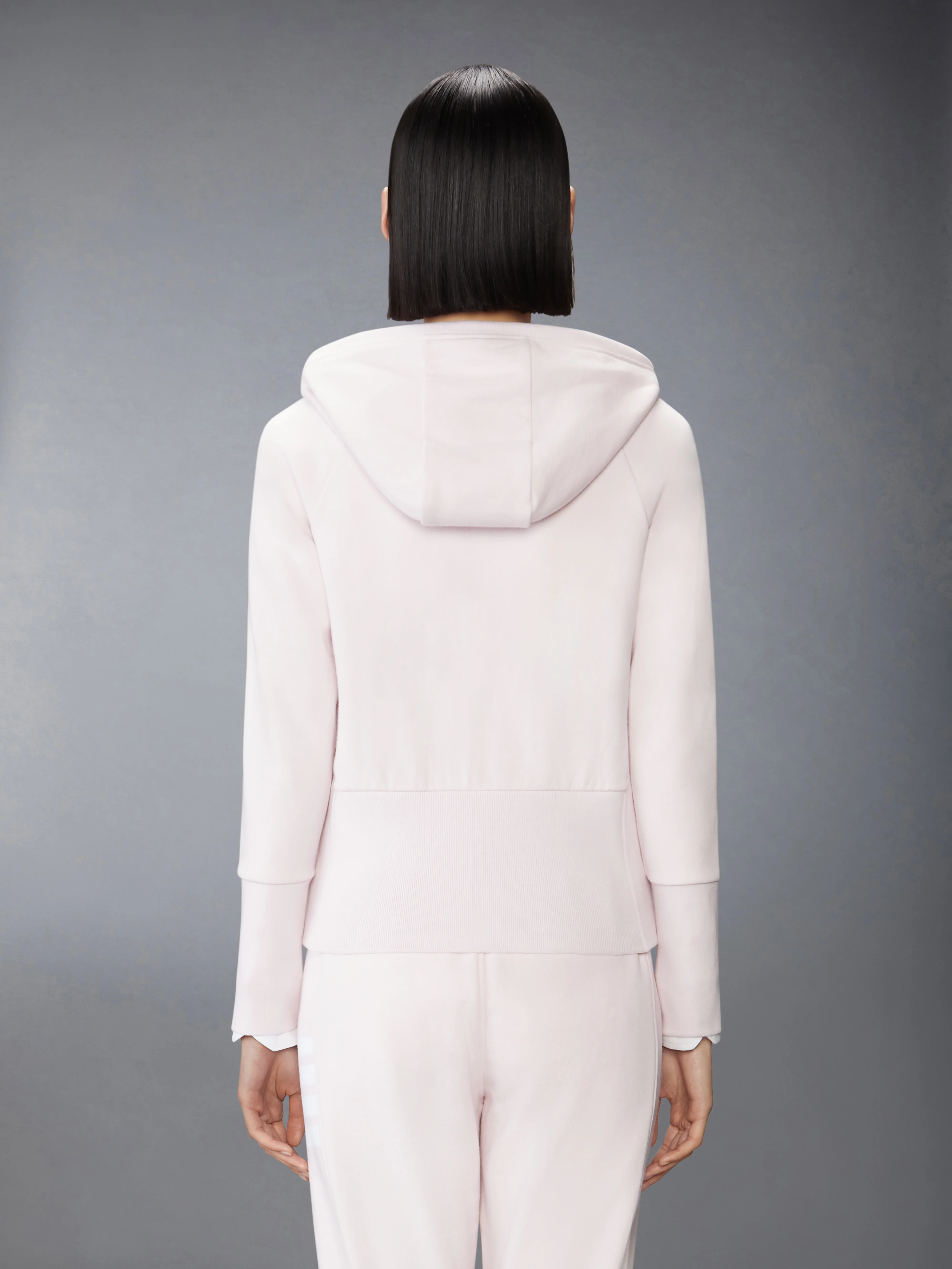 CLASSIC LOOPBACK 4-BAR ZIP UP HOODIE - Image 2