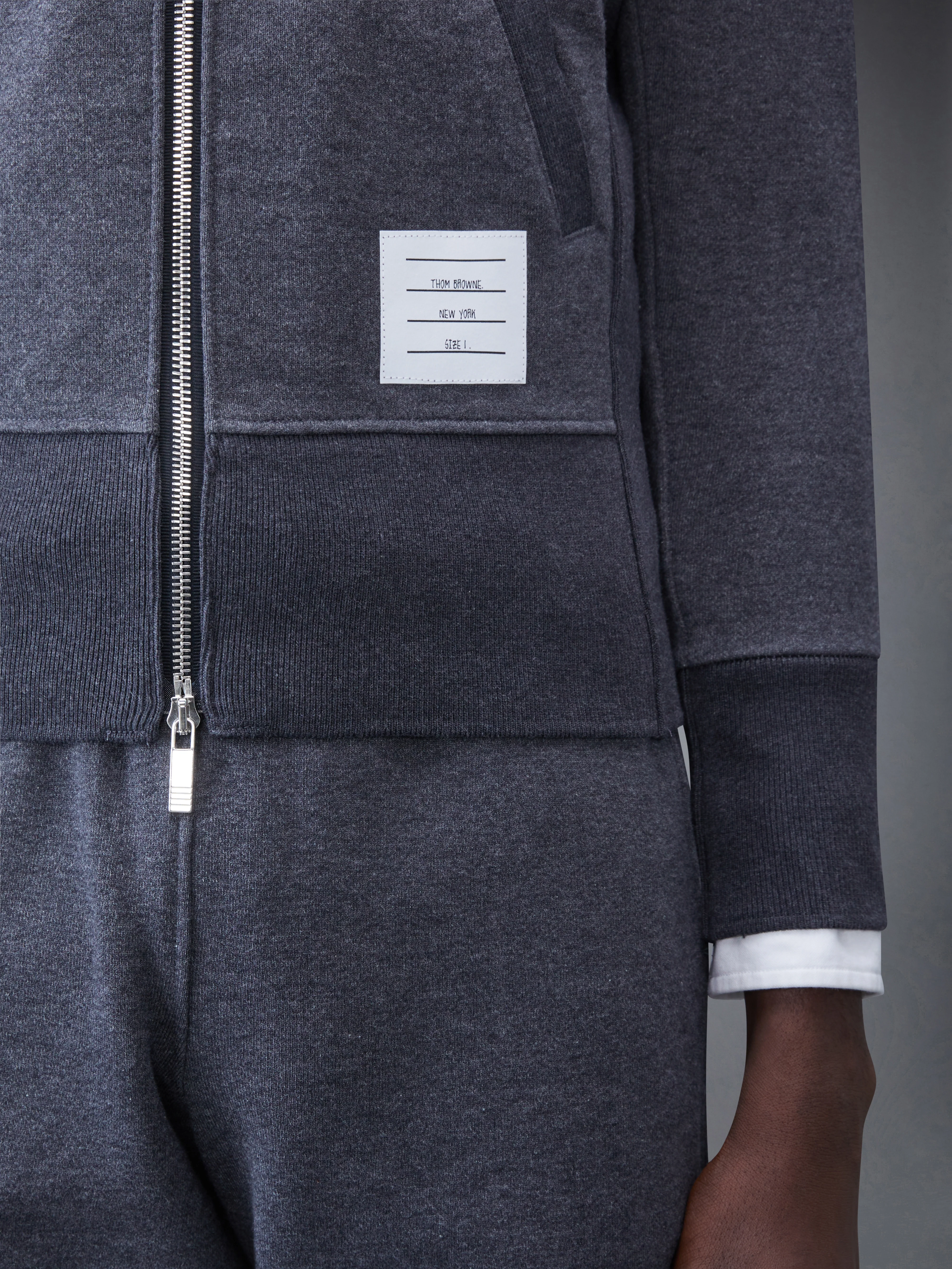CLASSIC LOOPBACK 4-BAR ZIP UP HOODIE - Image 6