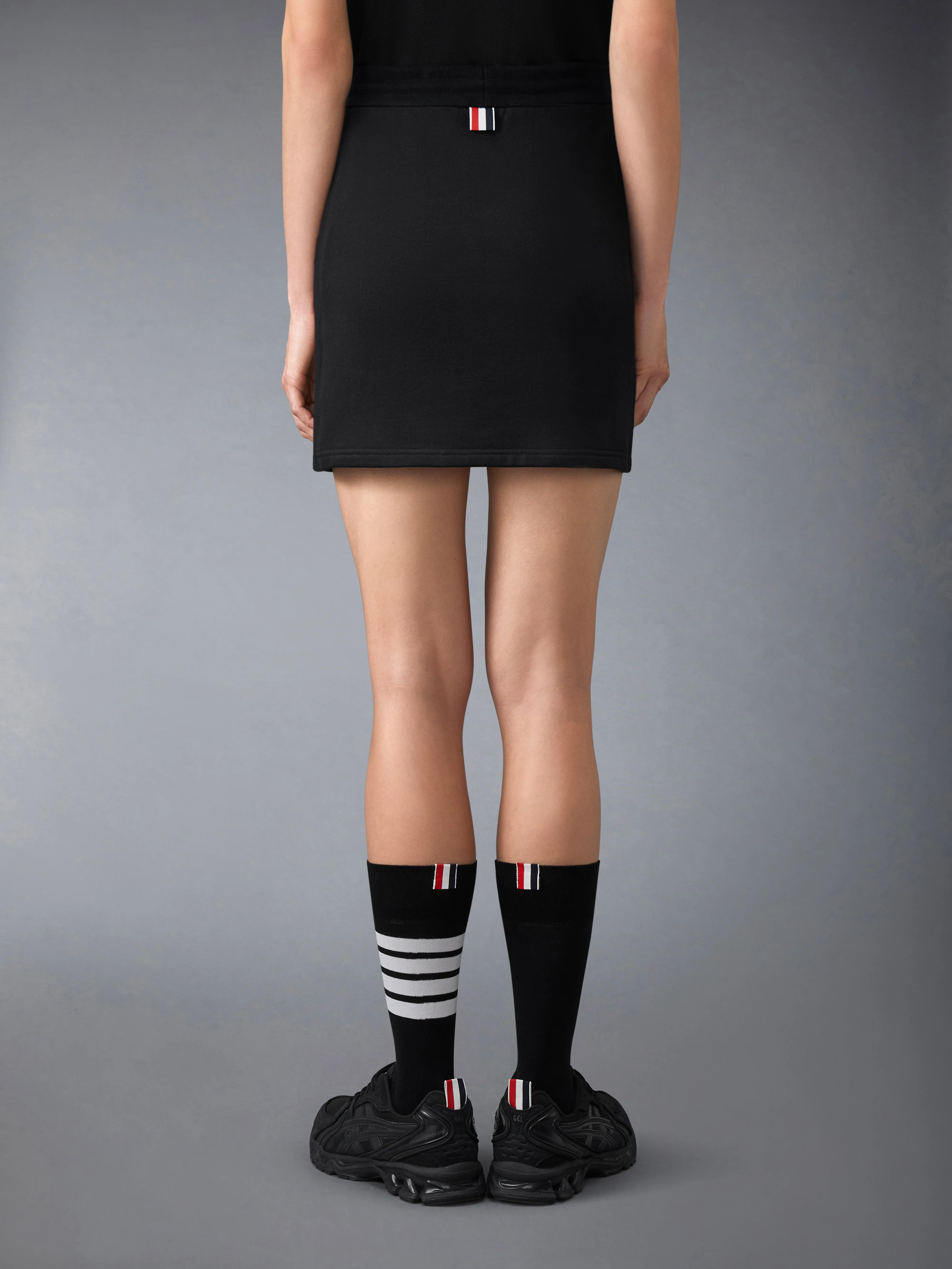 CLASSIC LOOPBACK JERSEY MINI SKIRT - Image 4