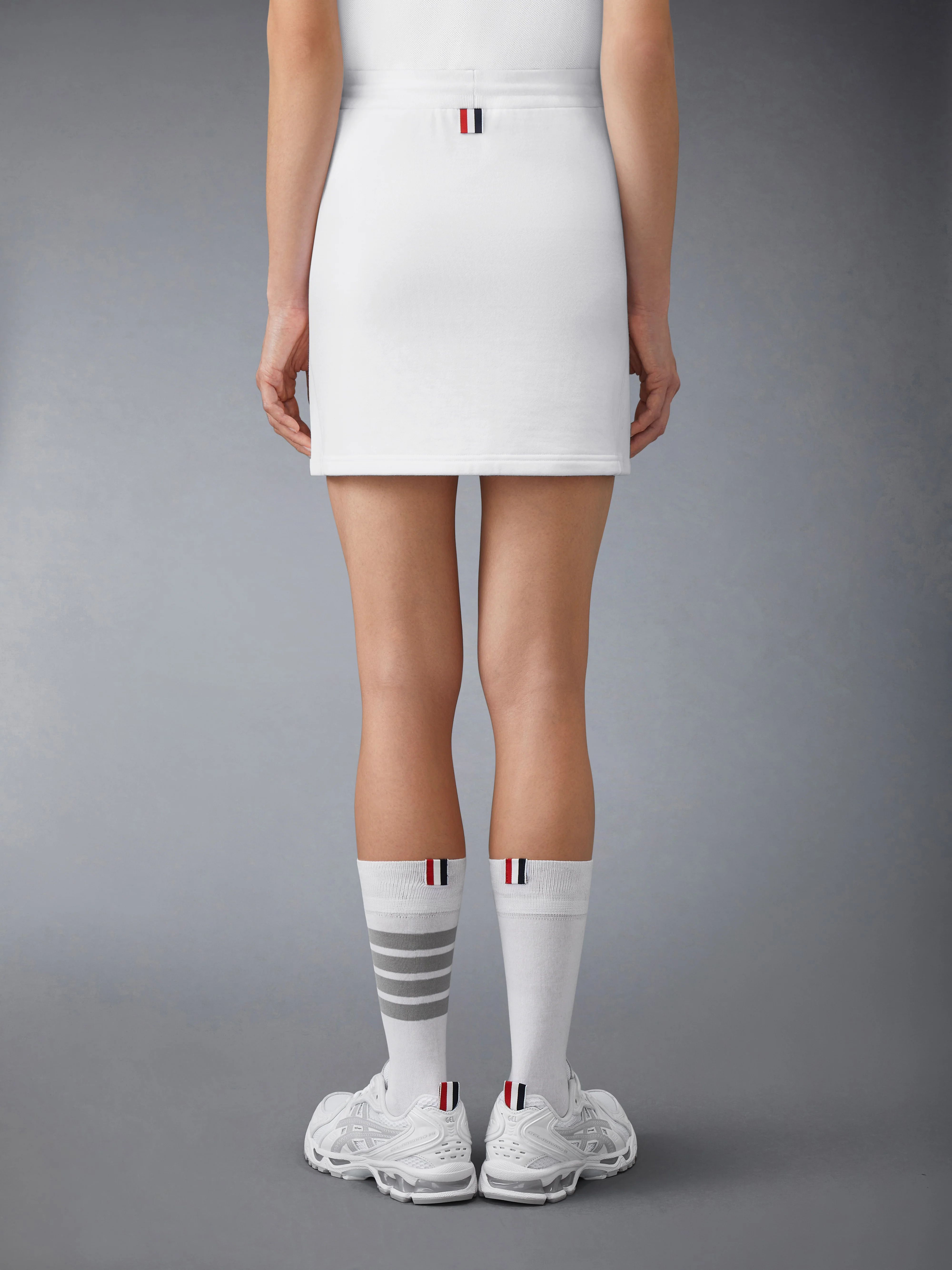 CLASSIC LOOPBACK JERSEY MINI SKIRT - Image 4