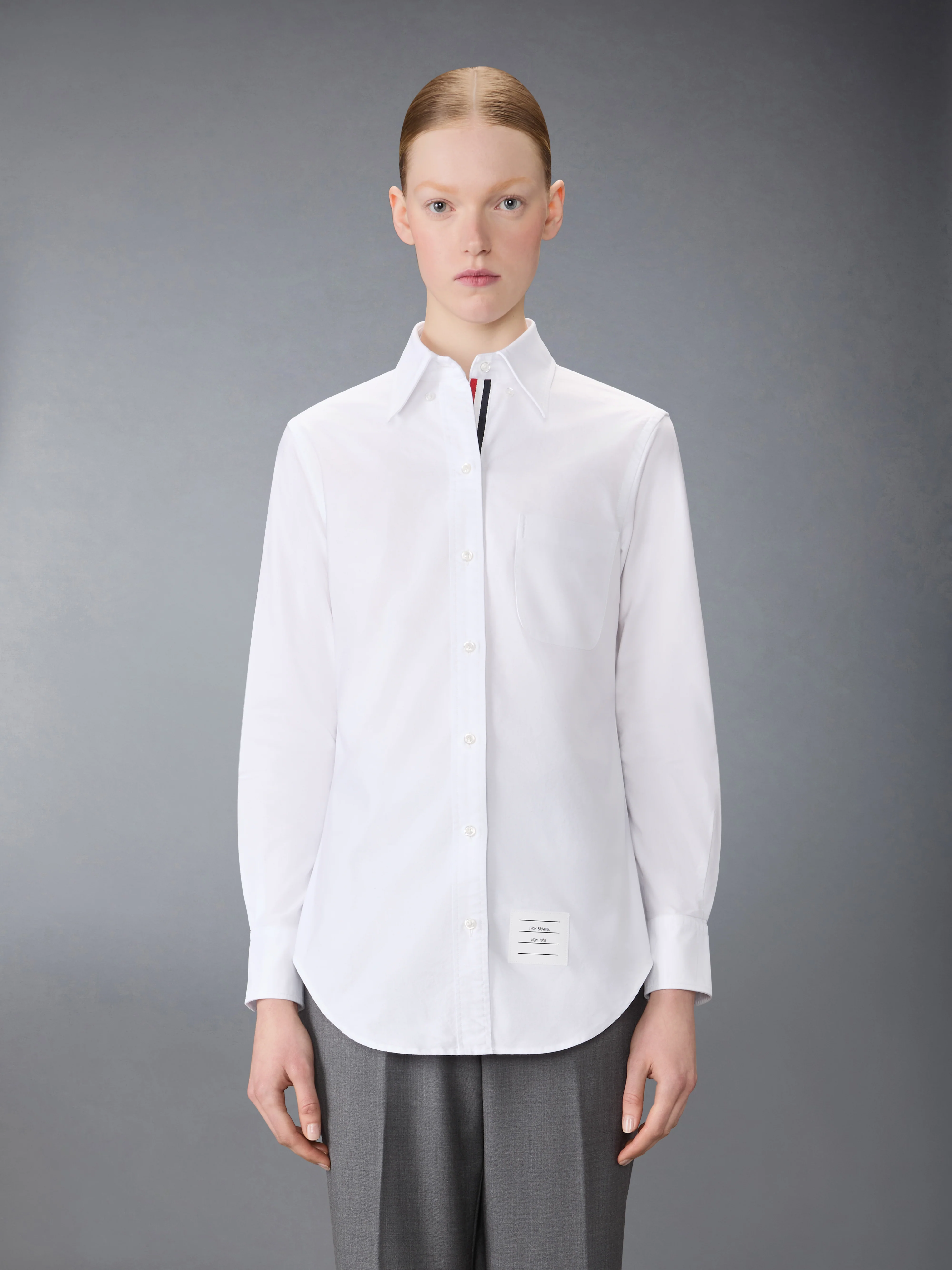 CLASSIC OXFORD GROSGRAIN PLACKET SHIRT - Image 2