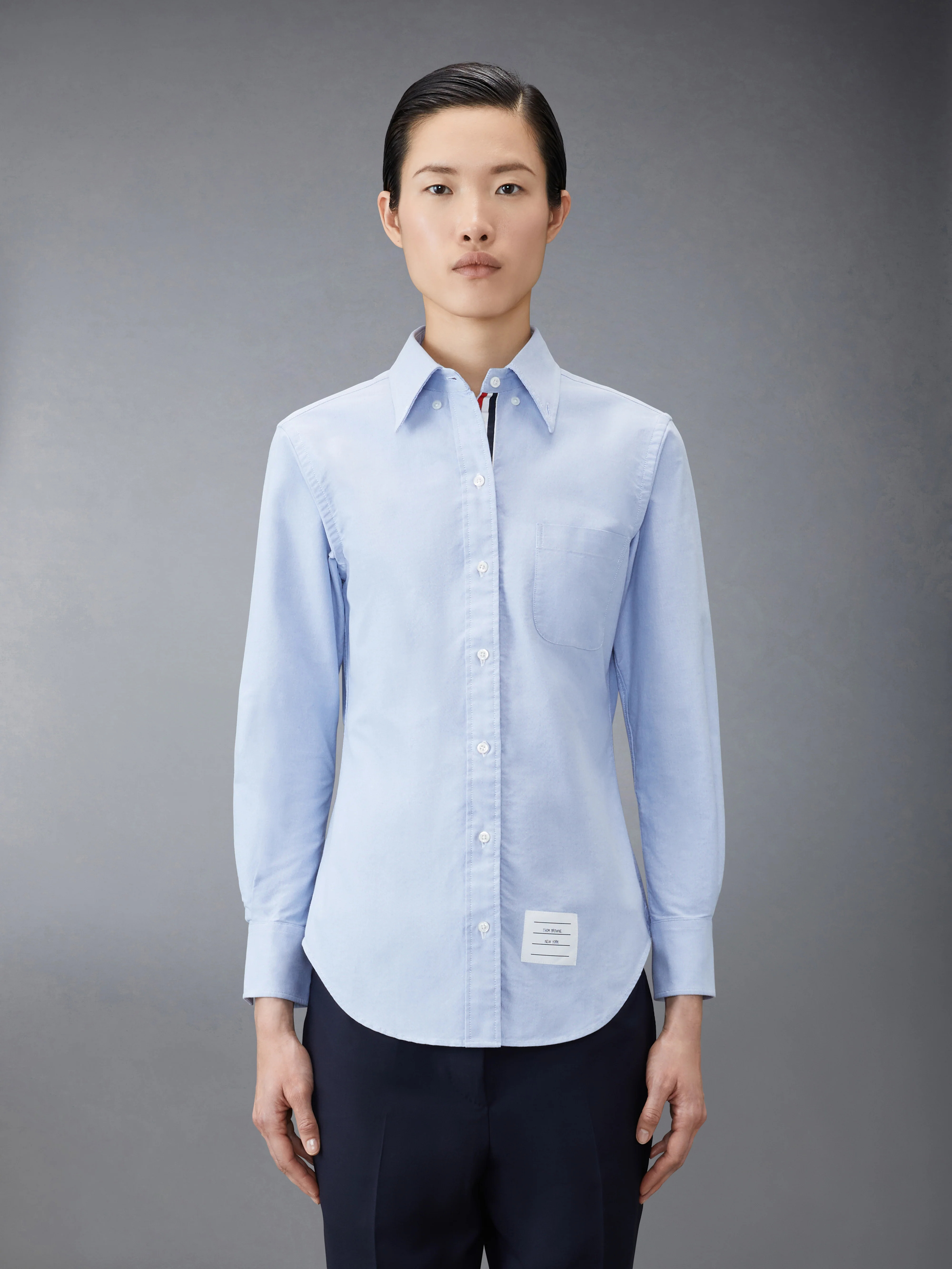 CLASSIC OXFORD GROSGRAIN PLACKET SHIRT - Image 2