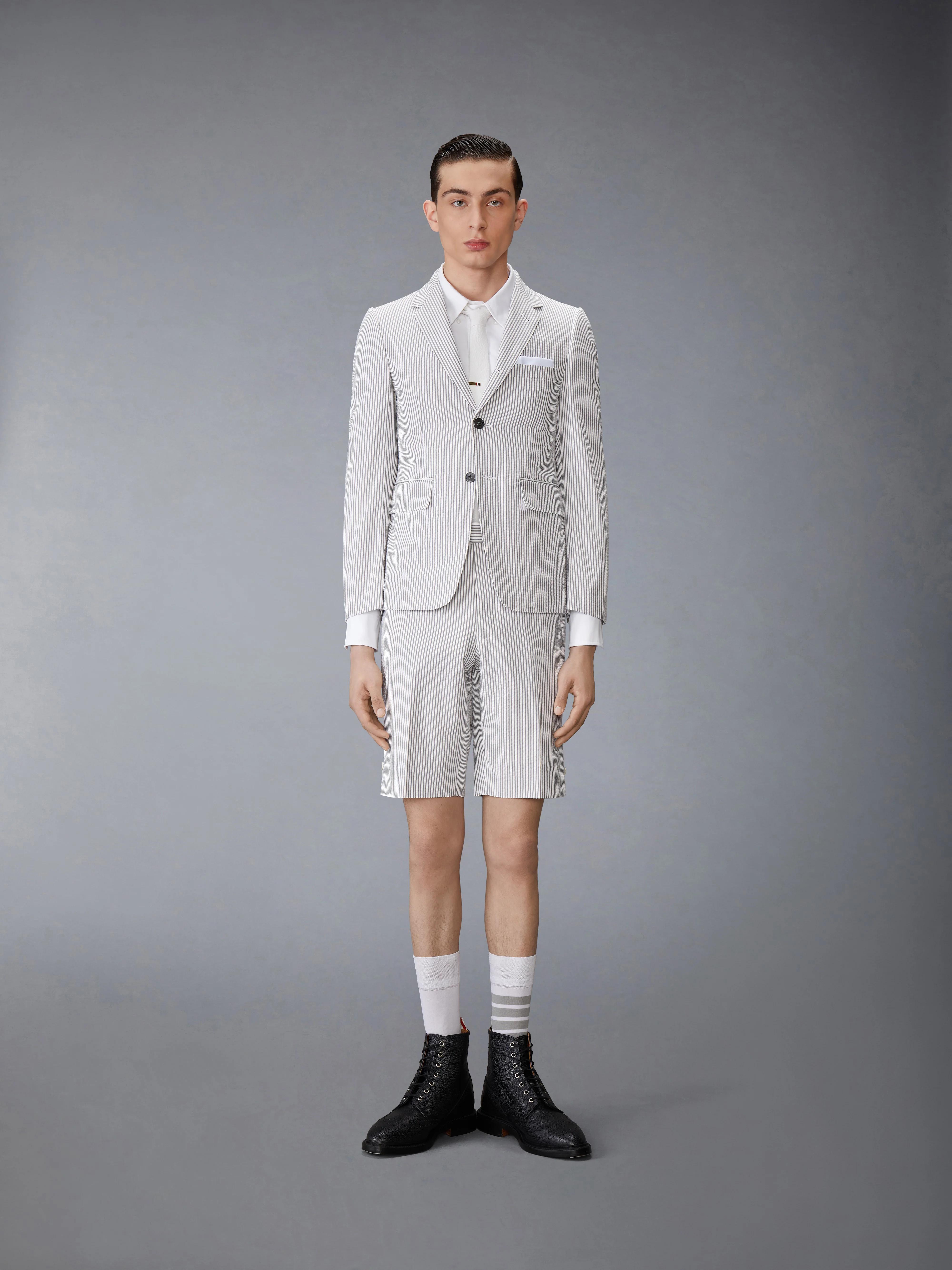 CLASSIC SEERSUCKER BACKSTRAP SHORTS - Image 3