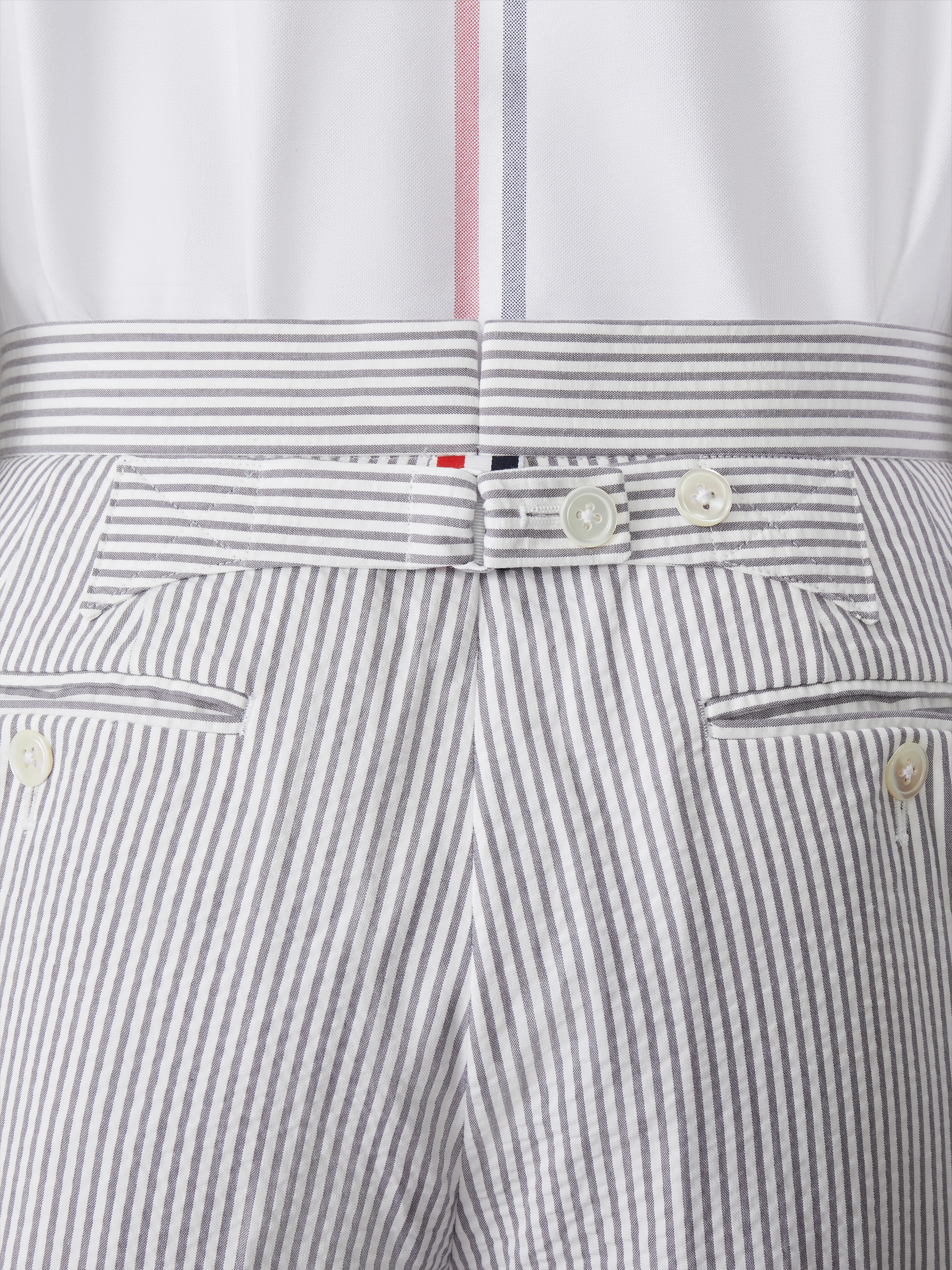 CLASSIC SEERSUCKER BACKSTRAP SHORTS - Image 4