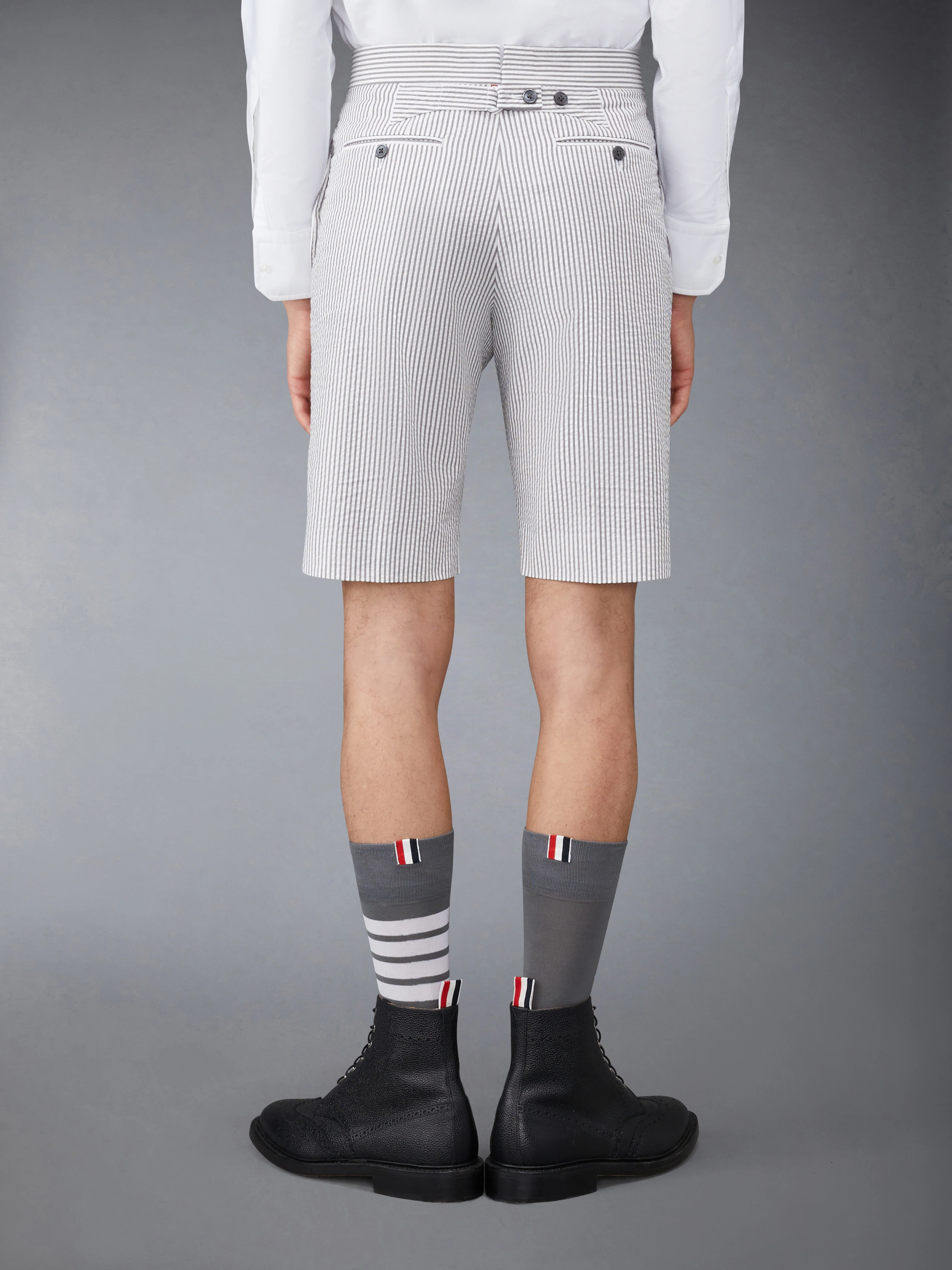CLASSIC SEERSUCKER BACKSTRAP SHORTS - Image 2