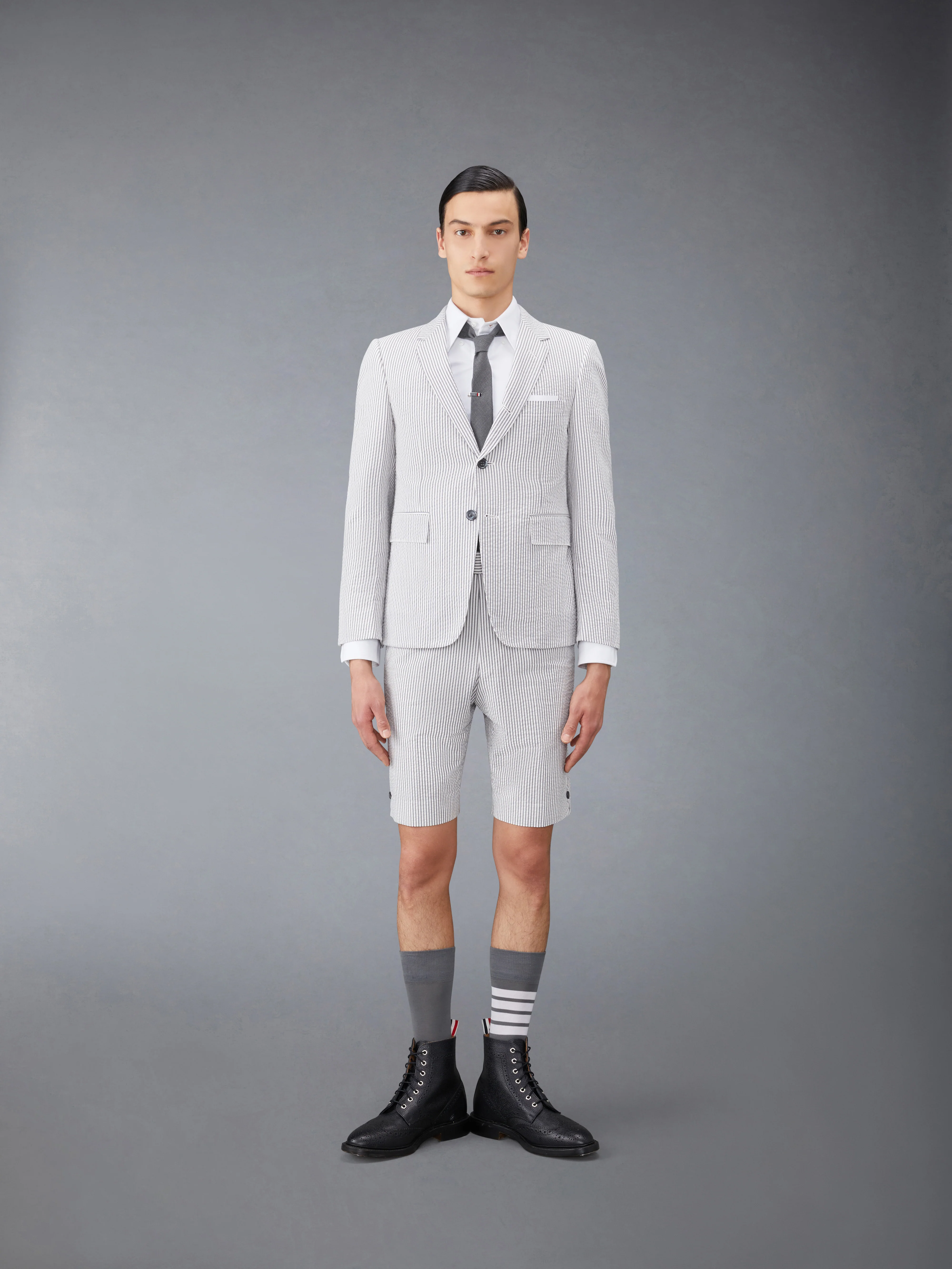 CLASSIC SEERSUCKER BACKSTRAP SHORTS - Image 3