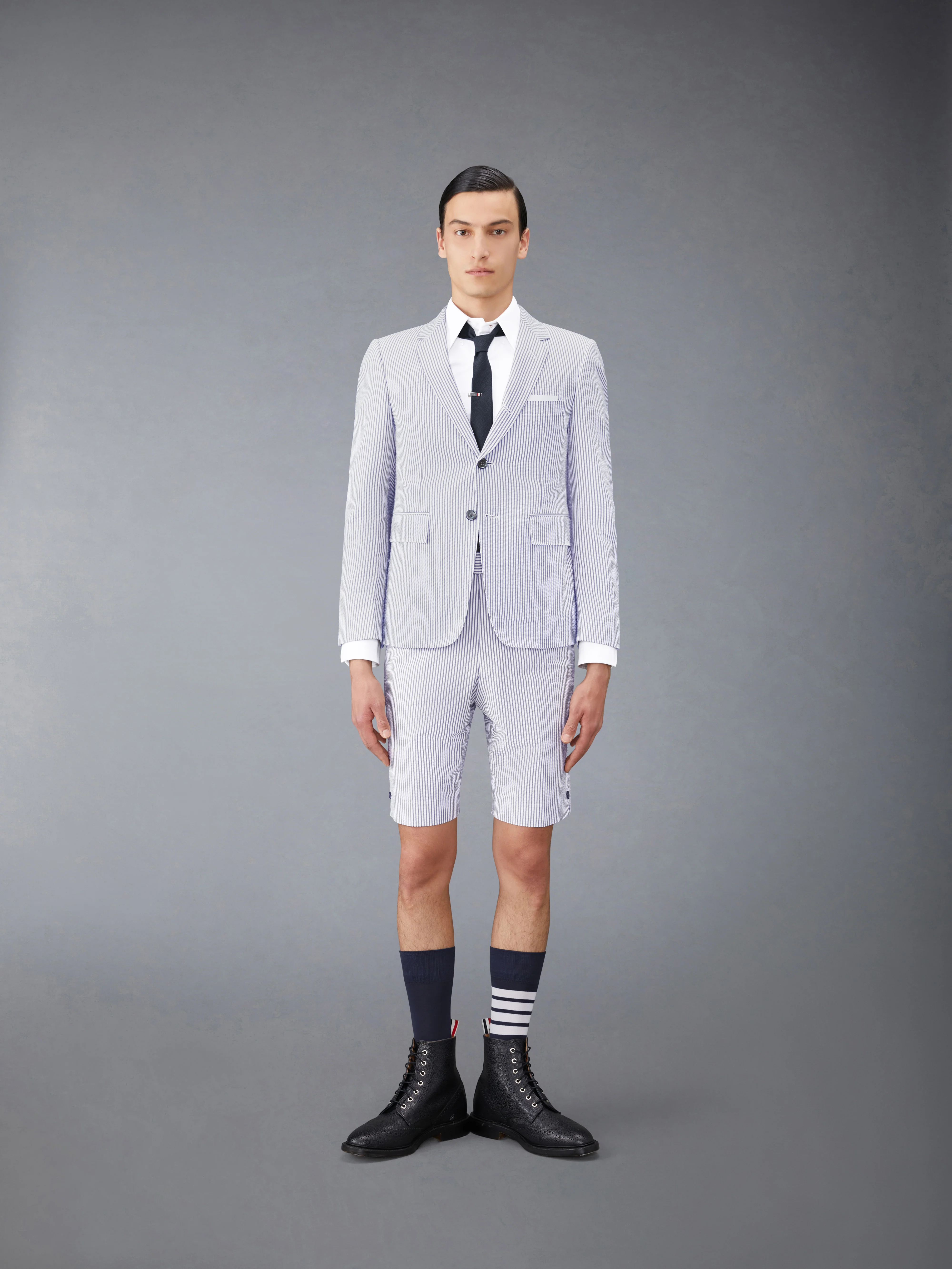 CLASSIC SEERSUCKER BACKSTRAP SHORTS - Image 3