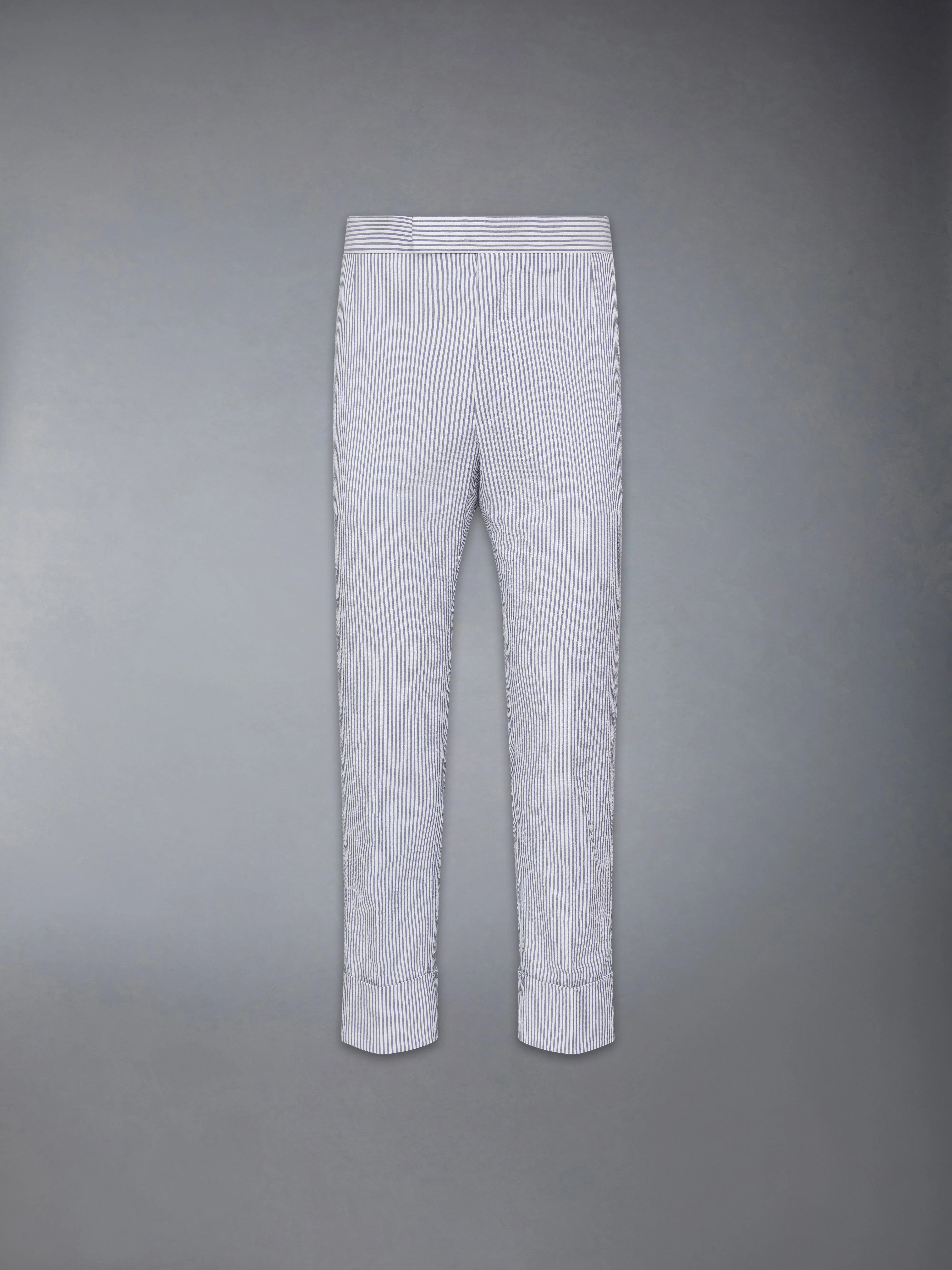 CLASSIC SEERSUCKER BACKSTRAP TROUSERS - Image 6