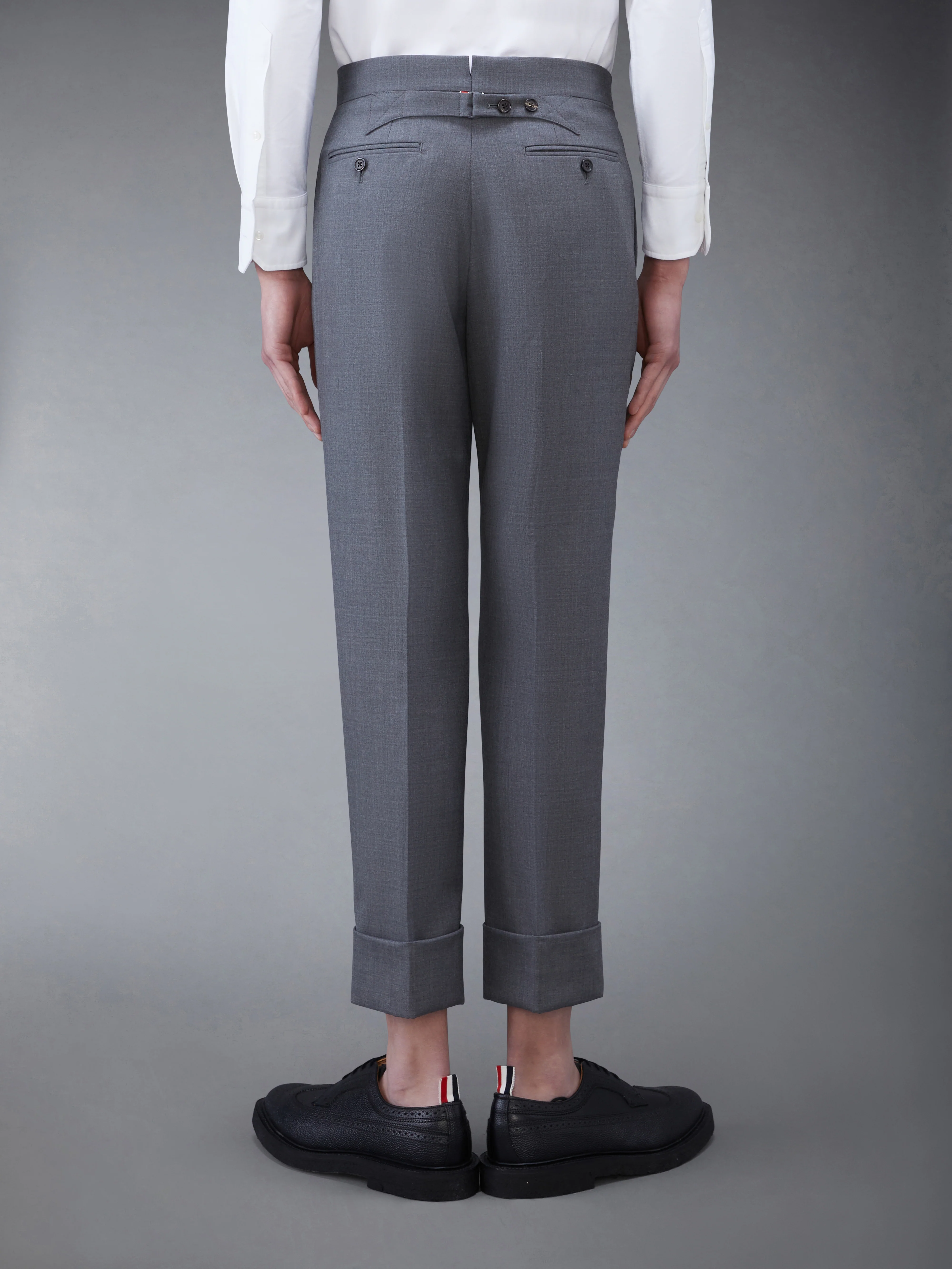 CLASSIC TWILL BACKSTRAP TROUSERS - Image 2