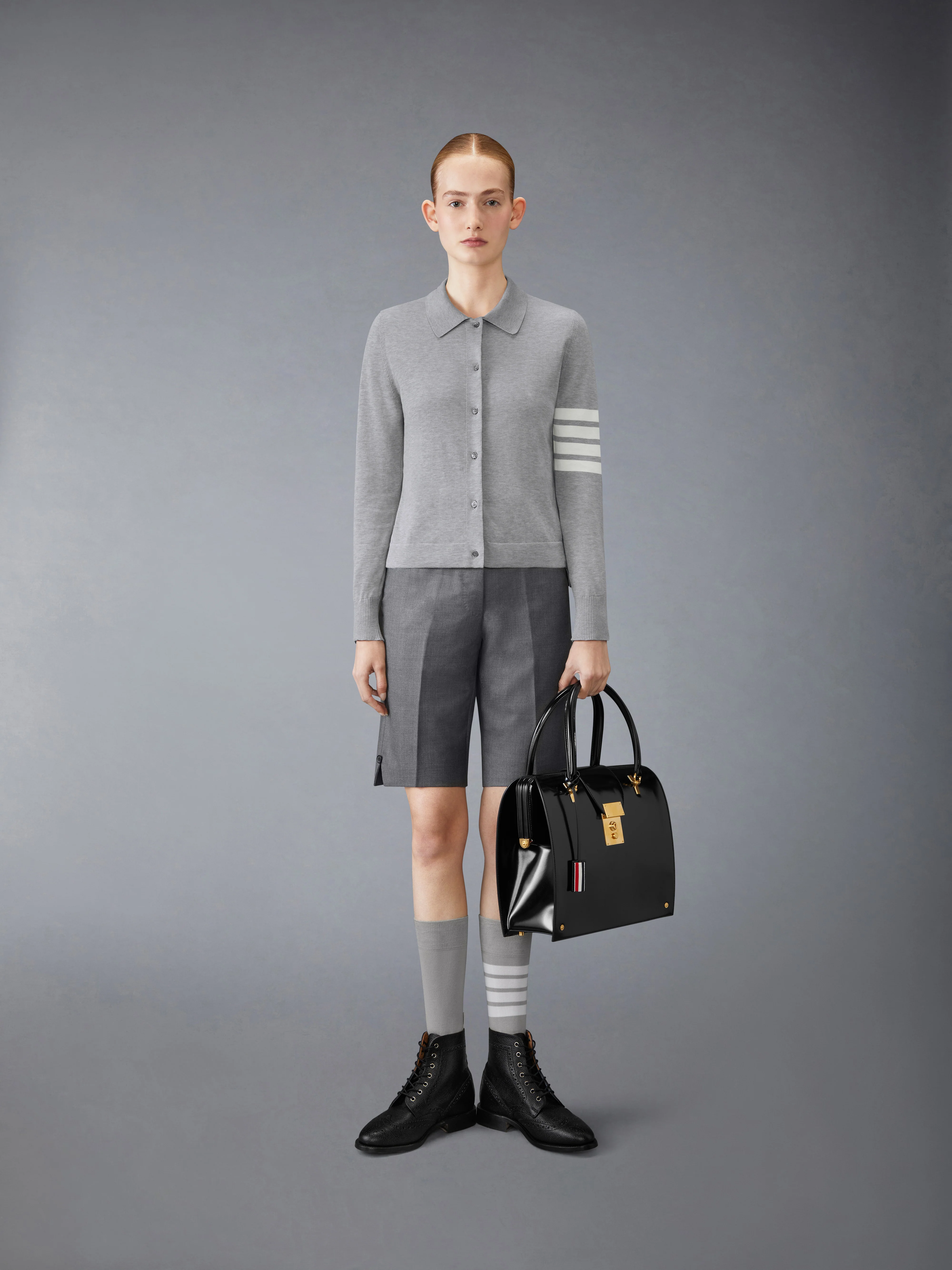 COTTON 4-BAR SHIRT - Image 3