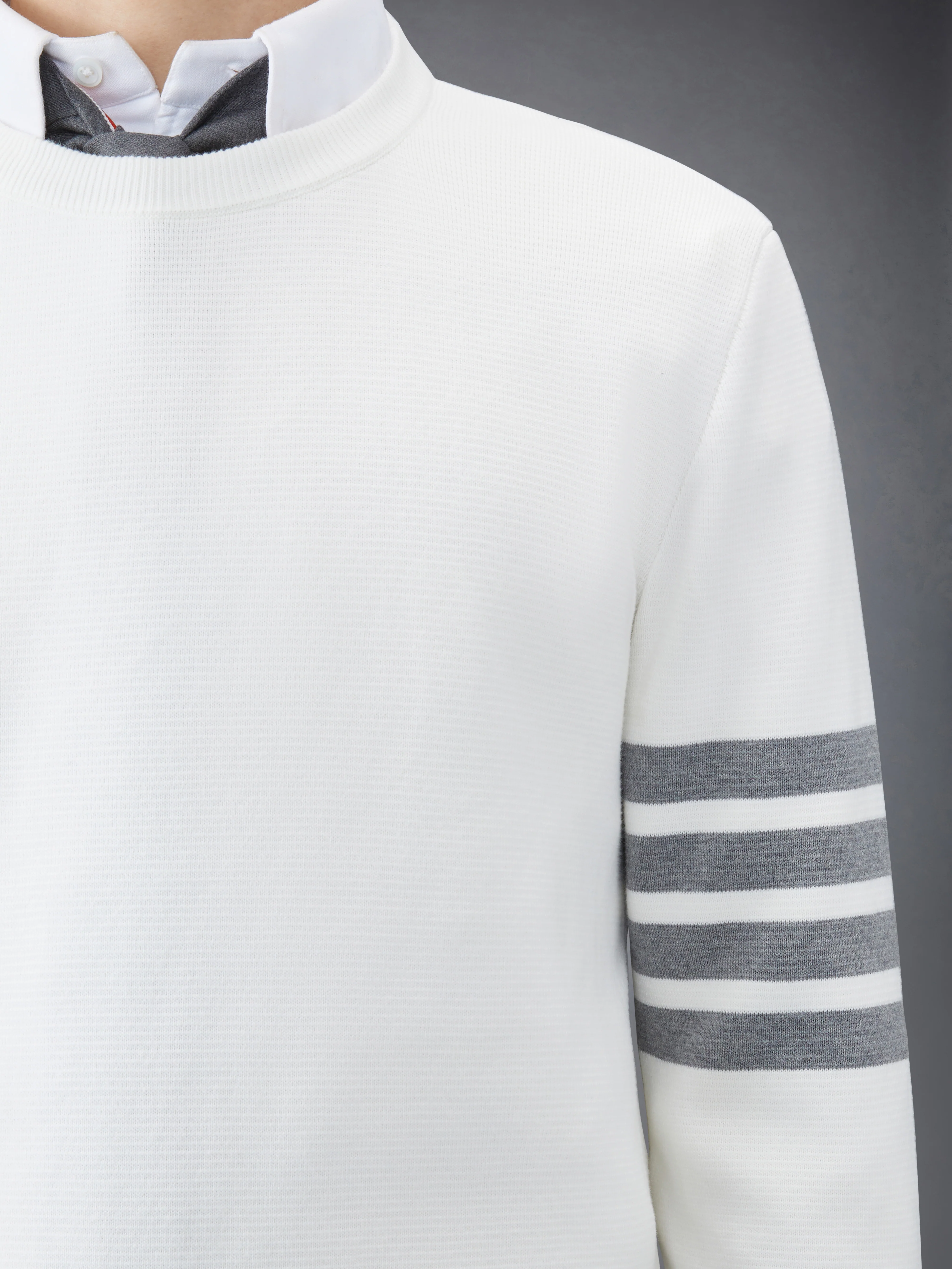 COTTON CREPE 4-BAR PULLOVER - Image 6