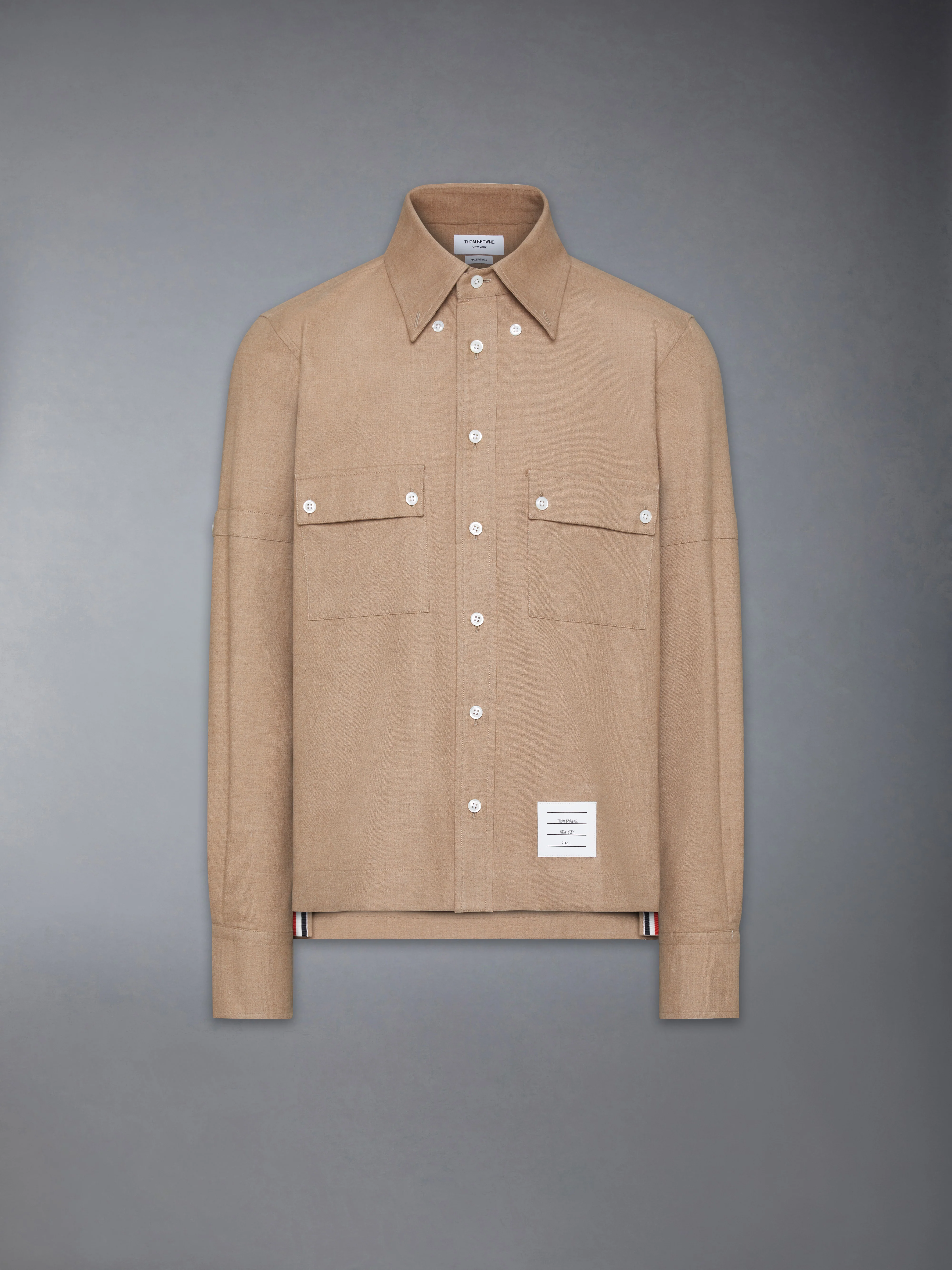COTTON FLANNEL UTILITY SHIRT - Image 7