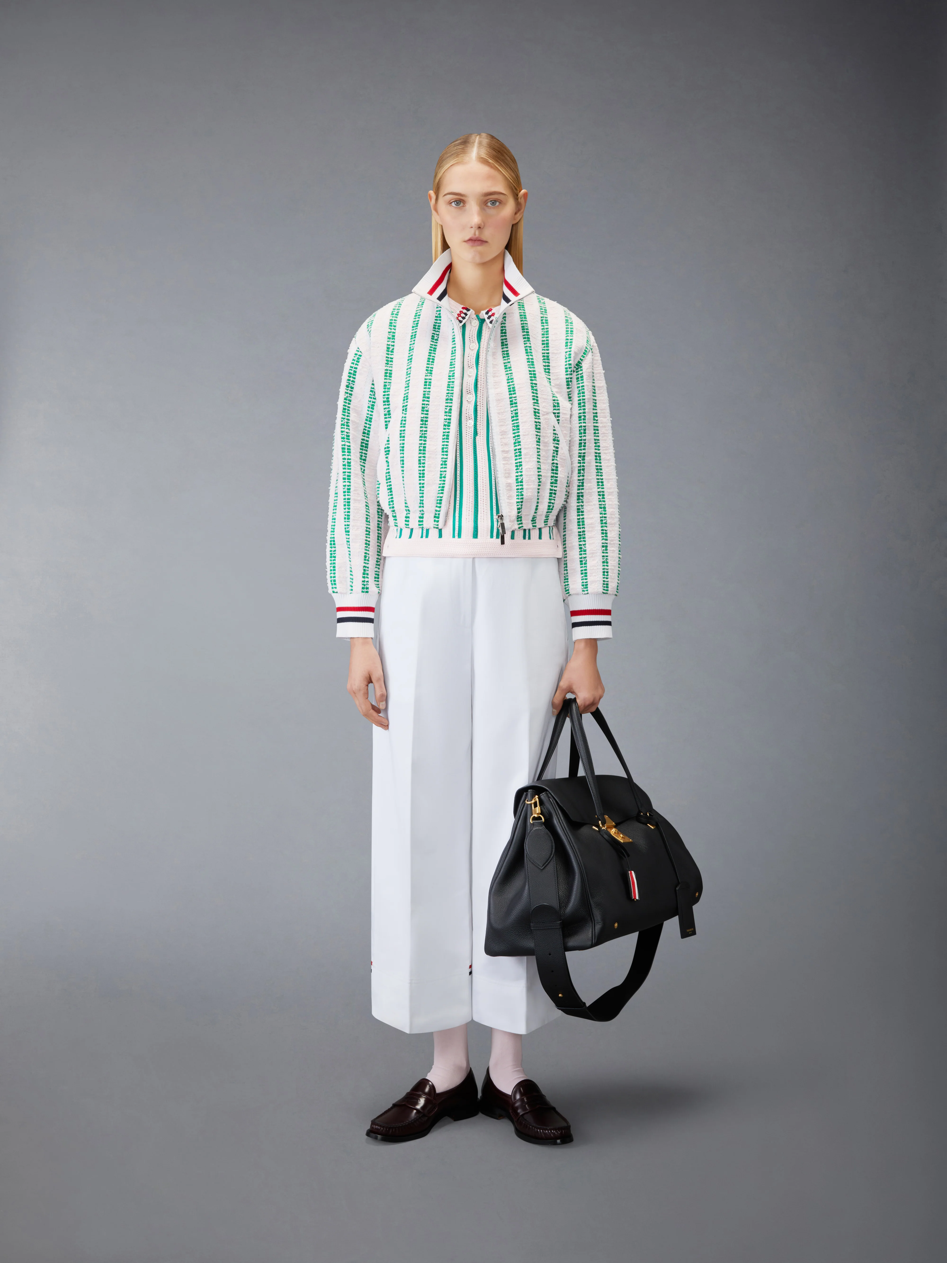 COTTON GABARDINE CHINO PANTS - Image 3