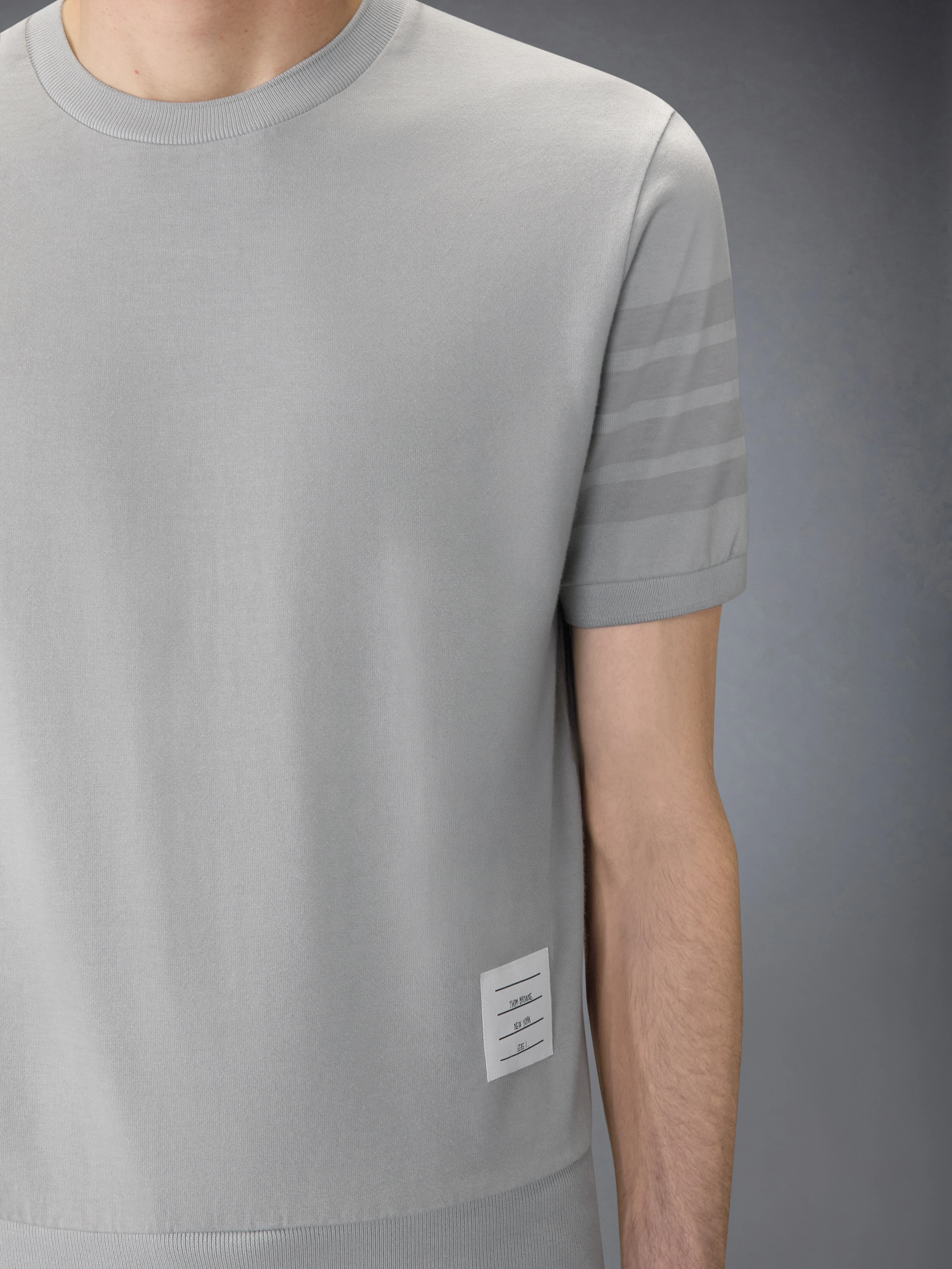 COTTON JERSEY 4-BAR TEE - Image 5