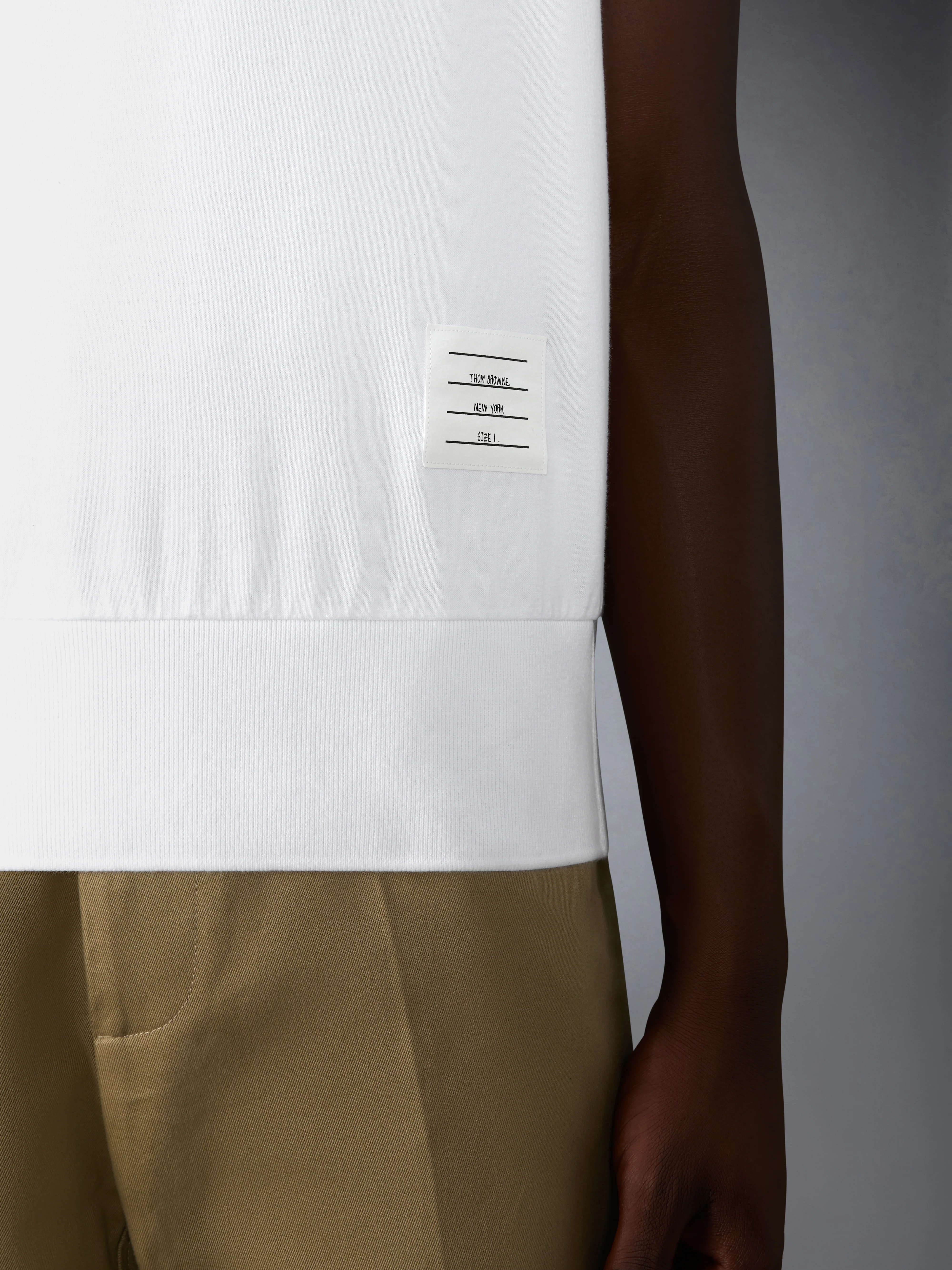 COTTON JERSEY 4-BAR TEE - Image 4