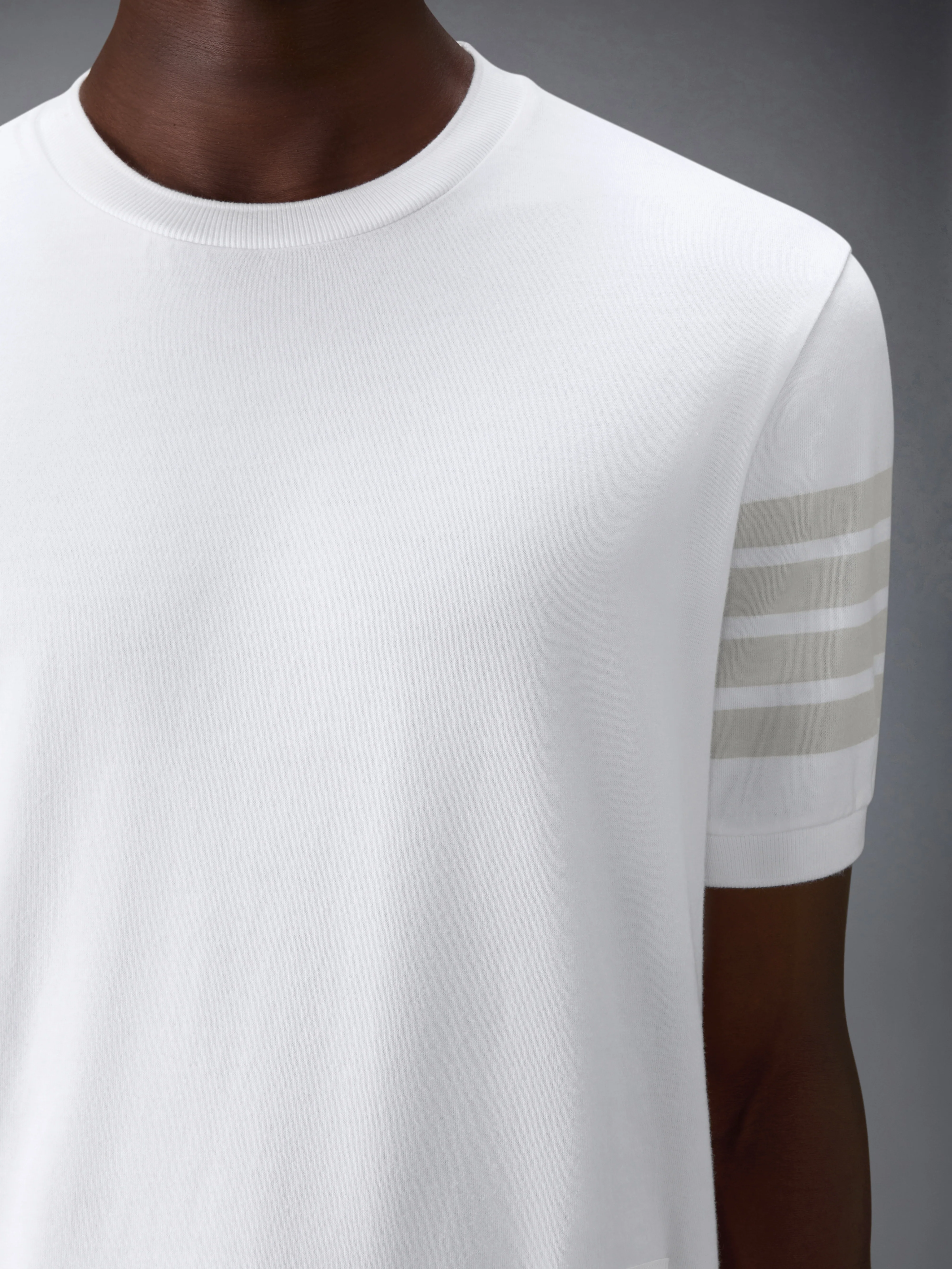 COTTON JERSEY 4-BAR TEE - Image 5