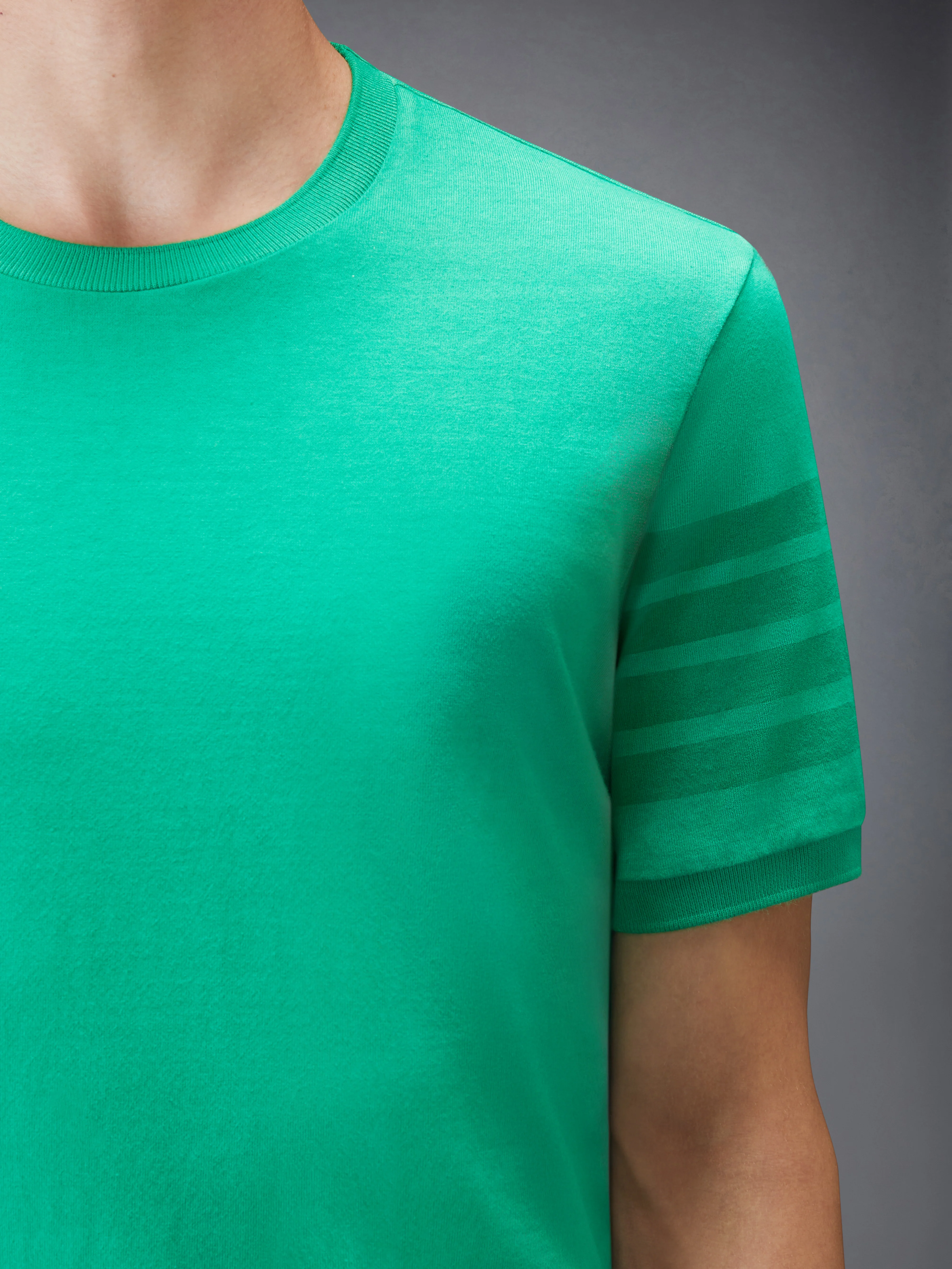 COTTON JERSEY 4-BAR TEE - Image 5