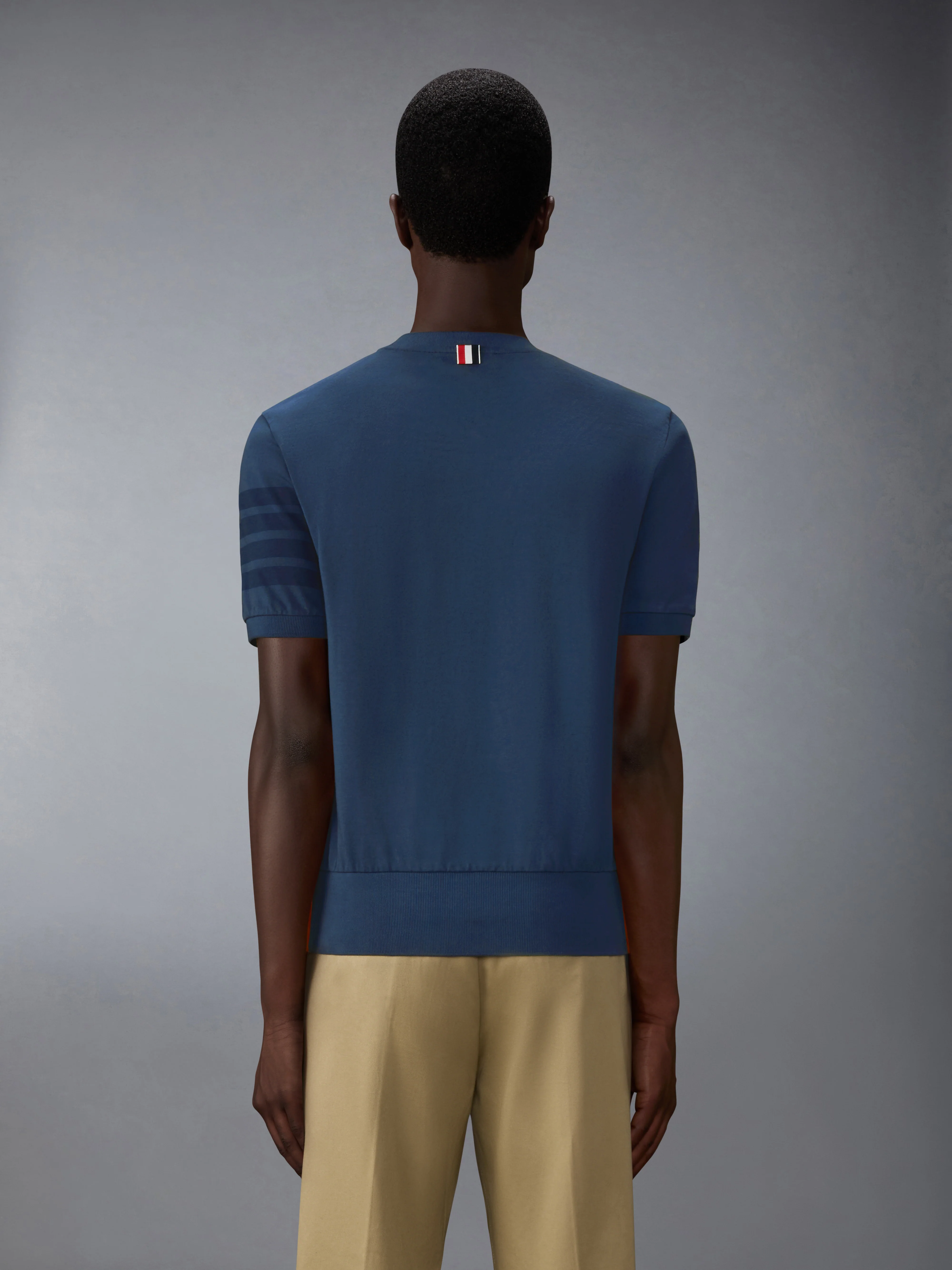 COTTON JERSEY 4-BAR TEE - Image 2