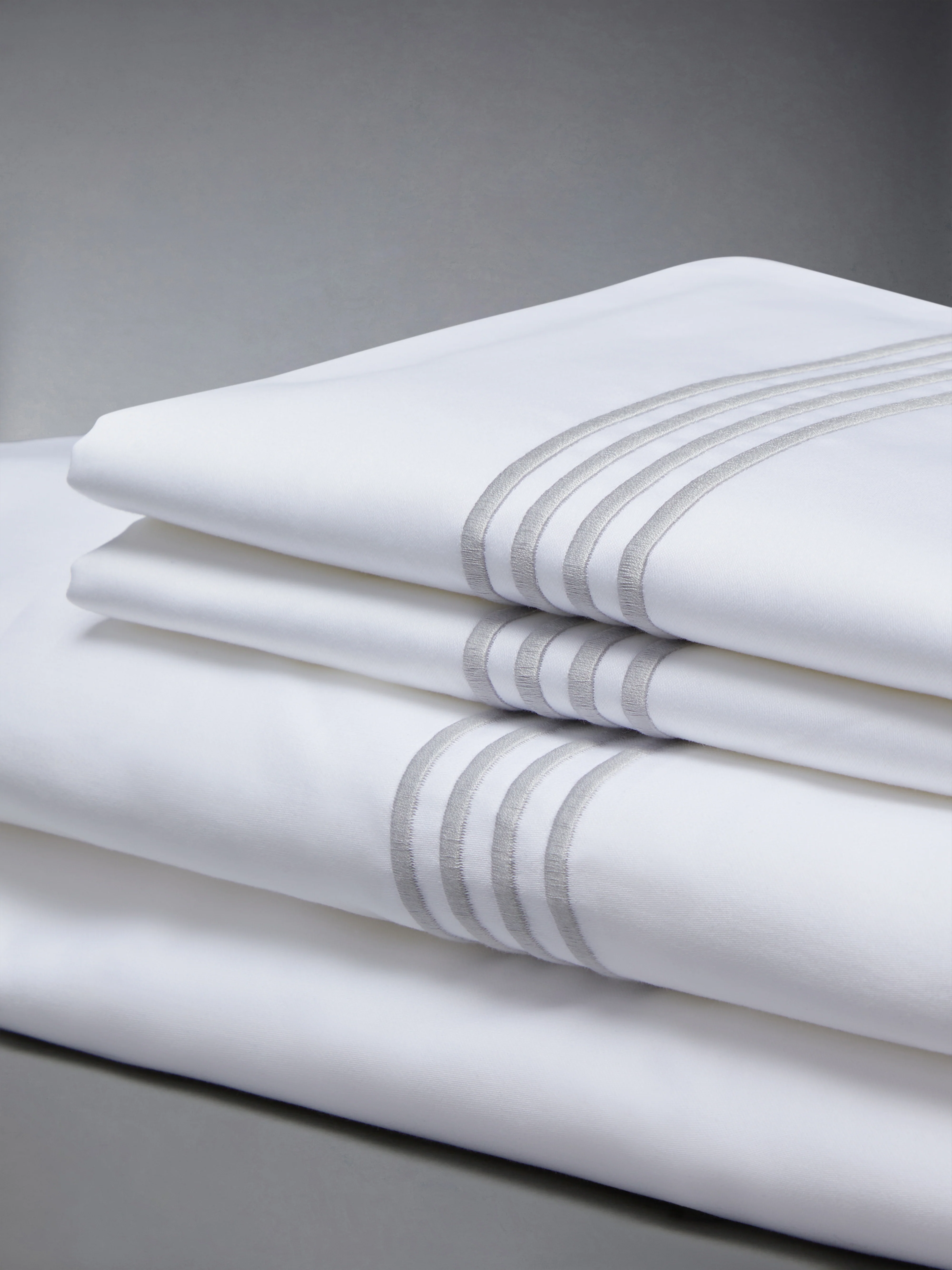 COTTON SATEEN 4-BAR FRETTE SHEET SET (KING-US/CAD) - Image 2