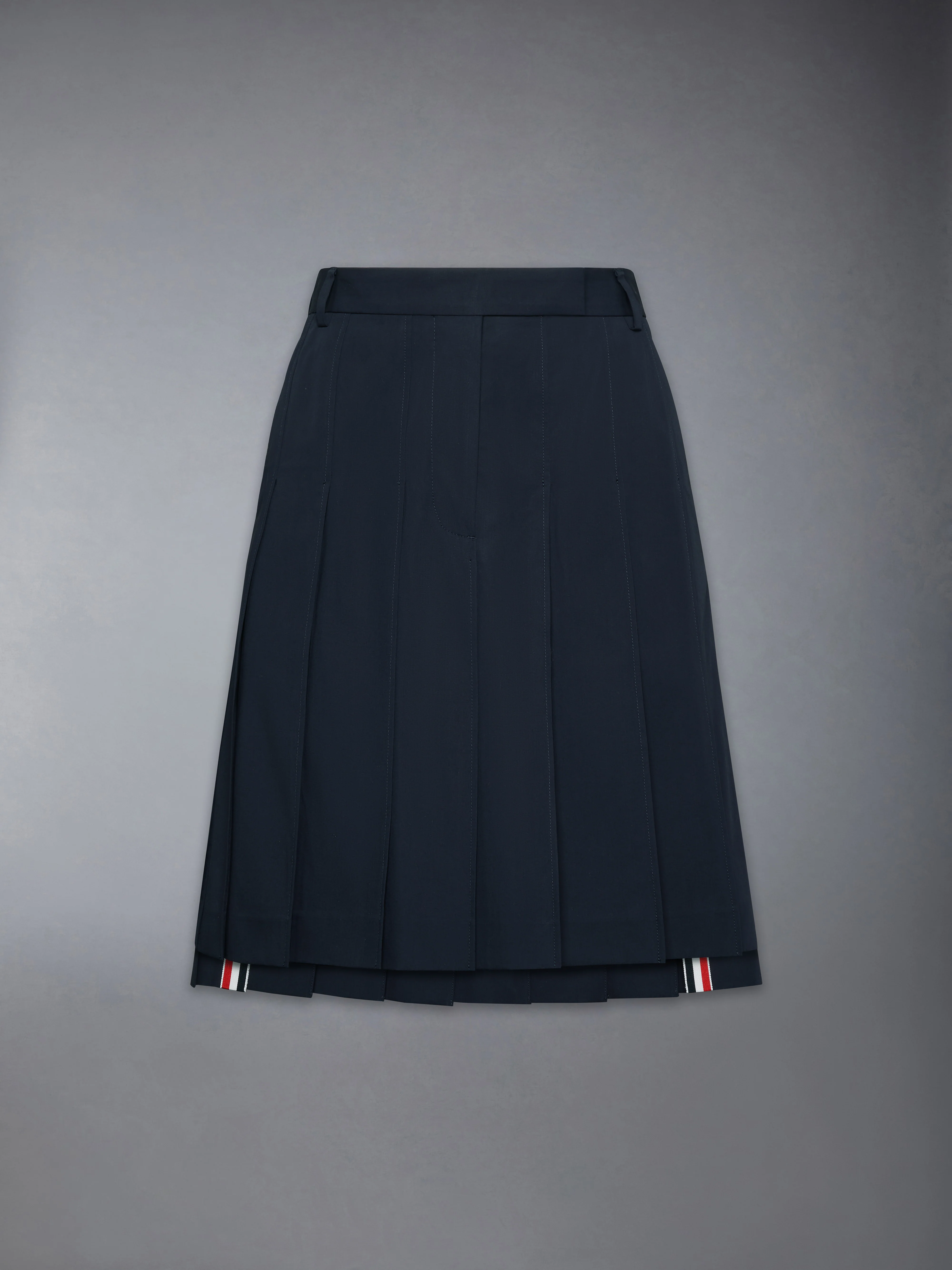 COTTON SUITING PLEATED SKIRT - Image 7