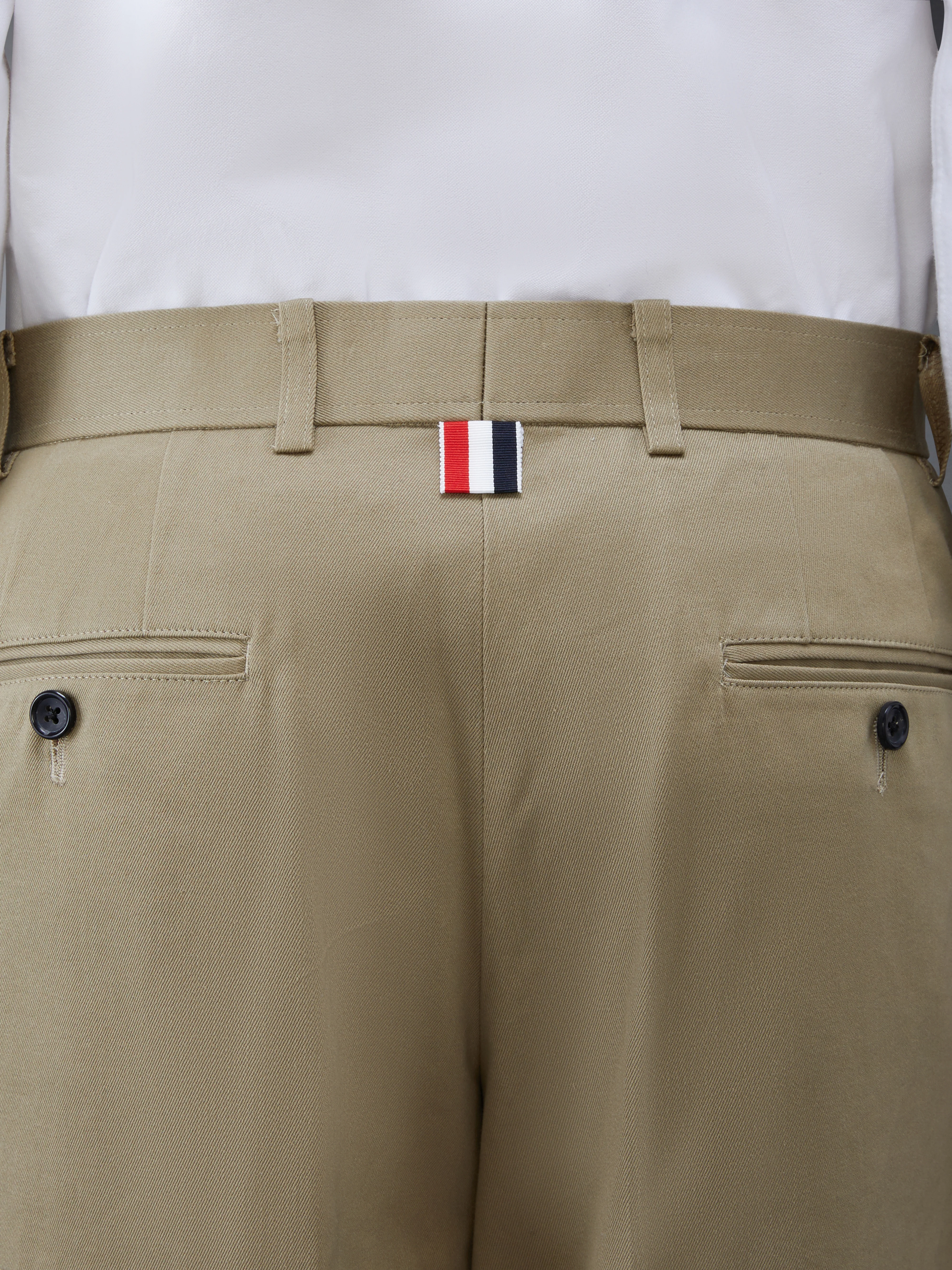 COTTON TWILL 4-BAR UNCONSTRUCTED CHINO TROUSERS - Image 6