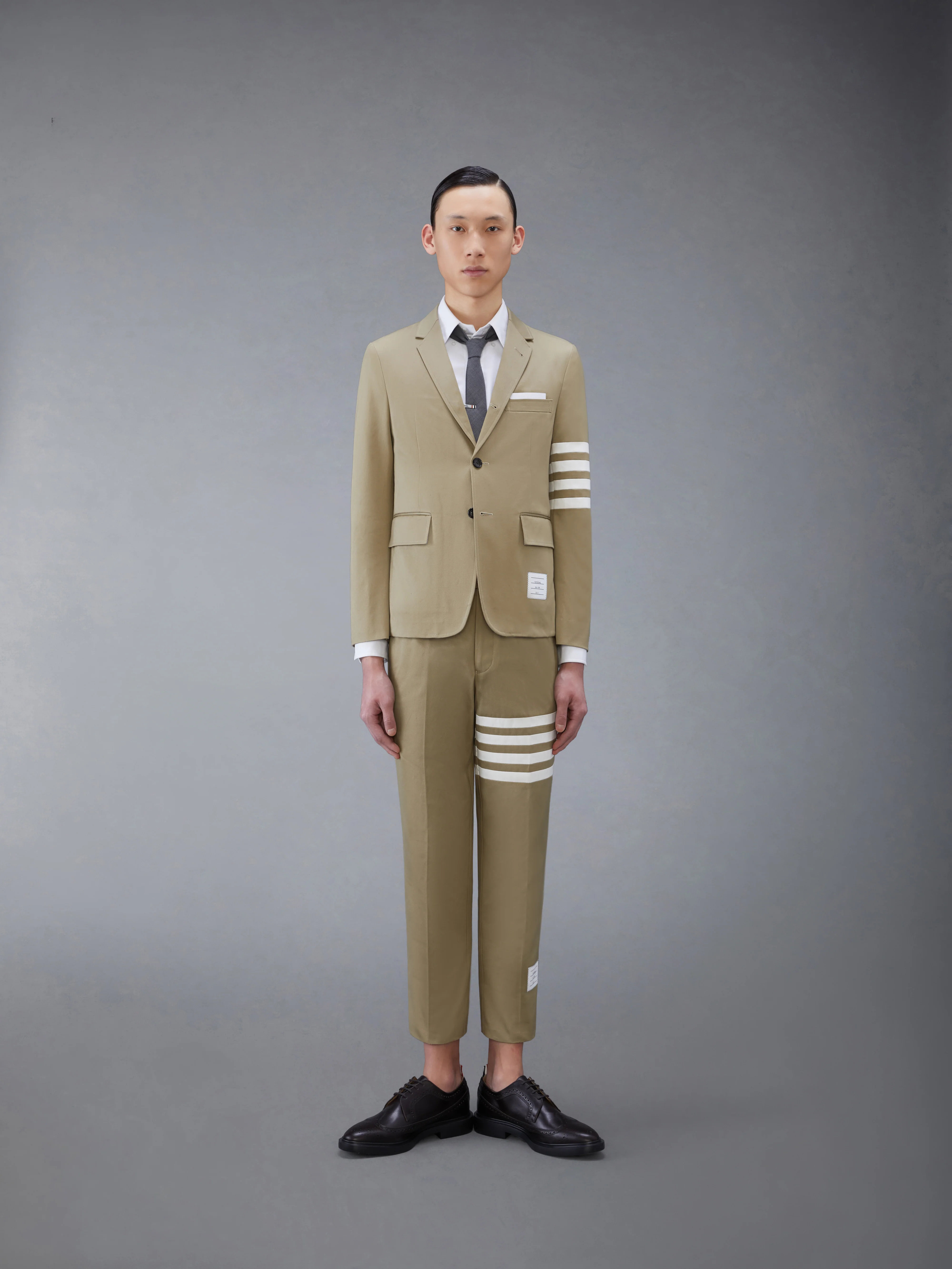 COTTON TWILL 4-BAR UNCONSTRUCTED SPORTCOAT - Image 3