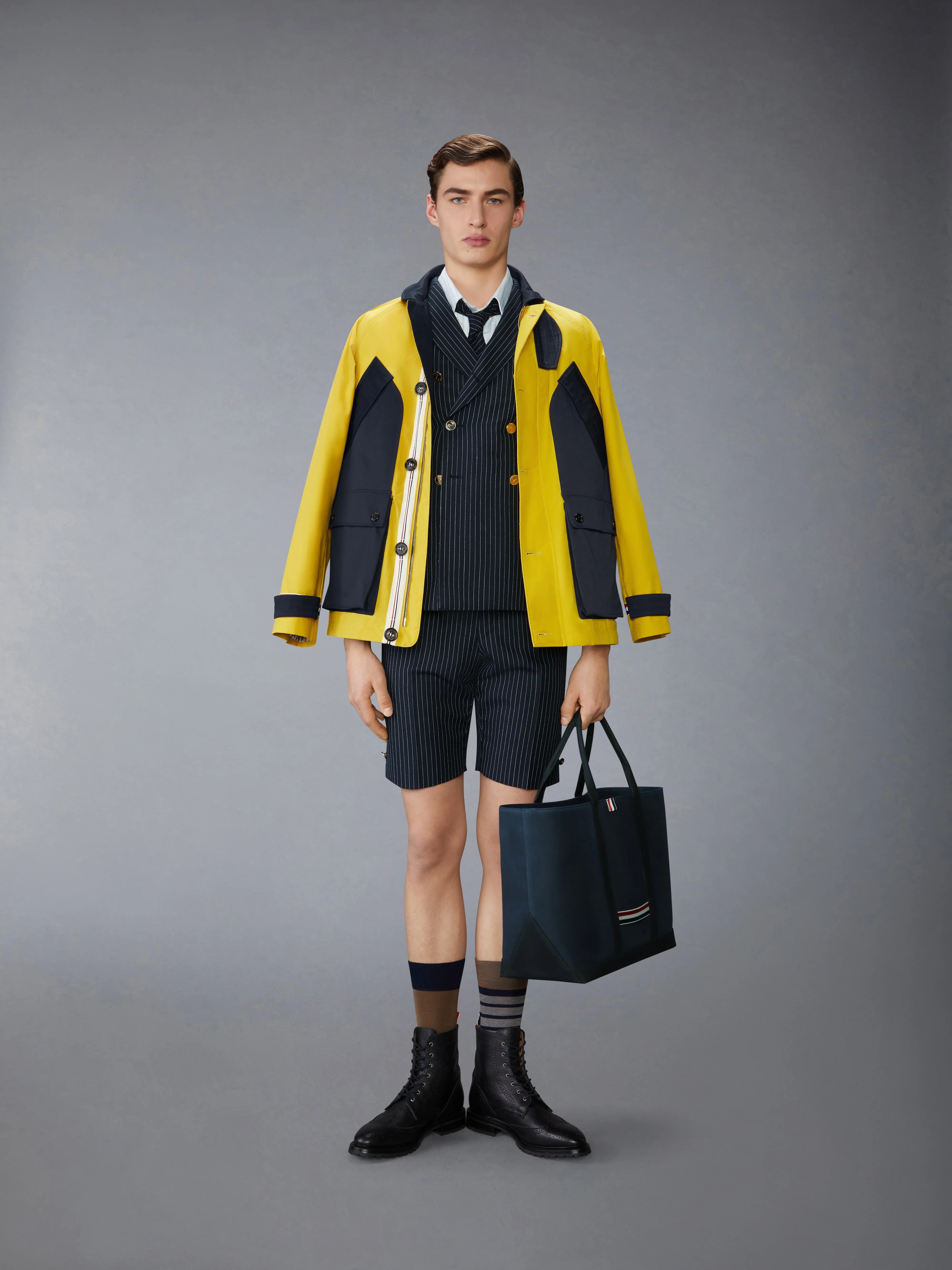 CROPPED SHAWL COLLAR FIELD JACKET - Image 3