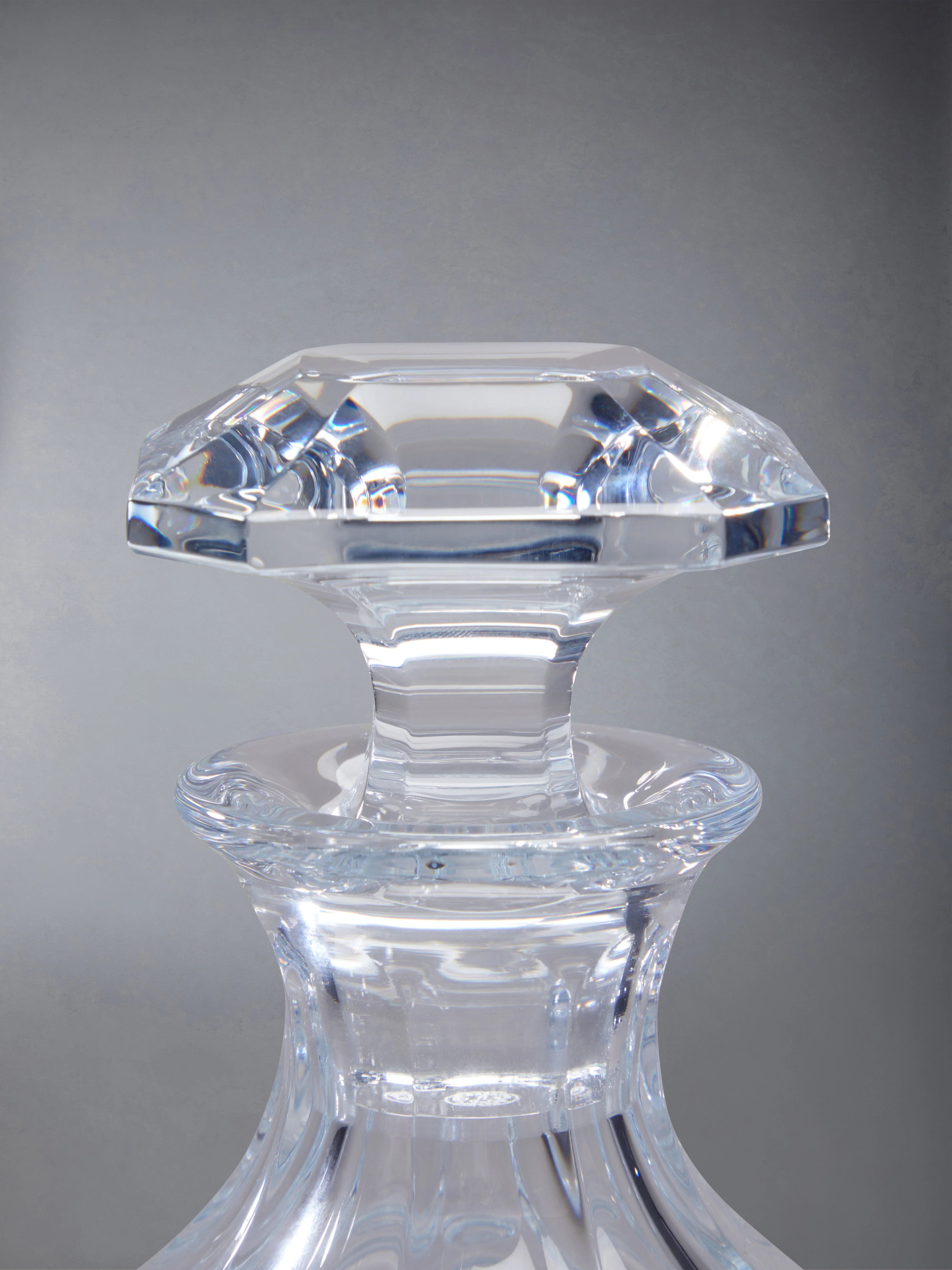 CRYSTAL 4-BAR BACCARAT WHISKEY CARAFE - Image 6