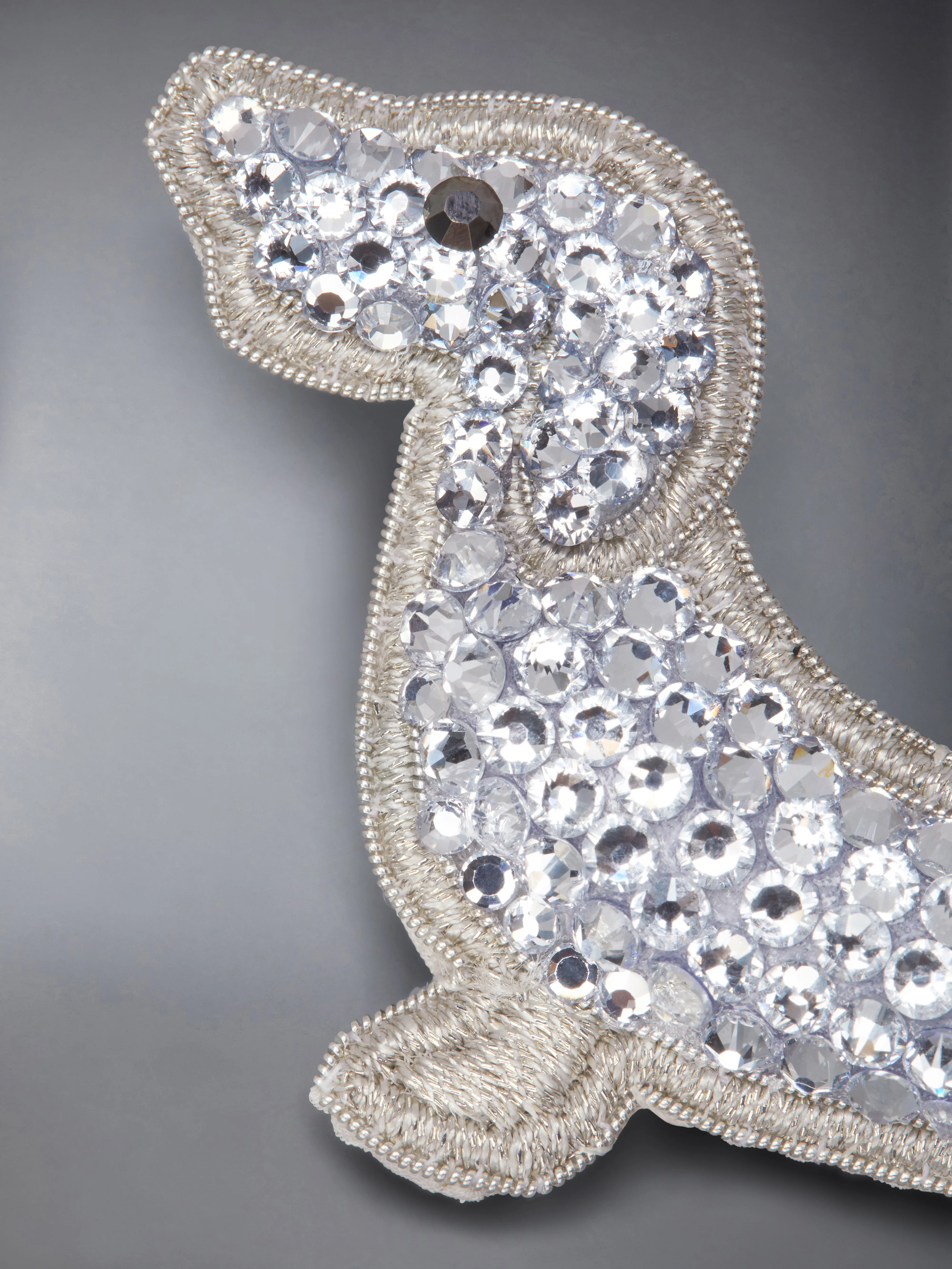 CRYSTAL EMBROIDERY HECTOR BROOCH - Image 2