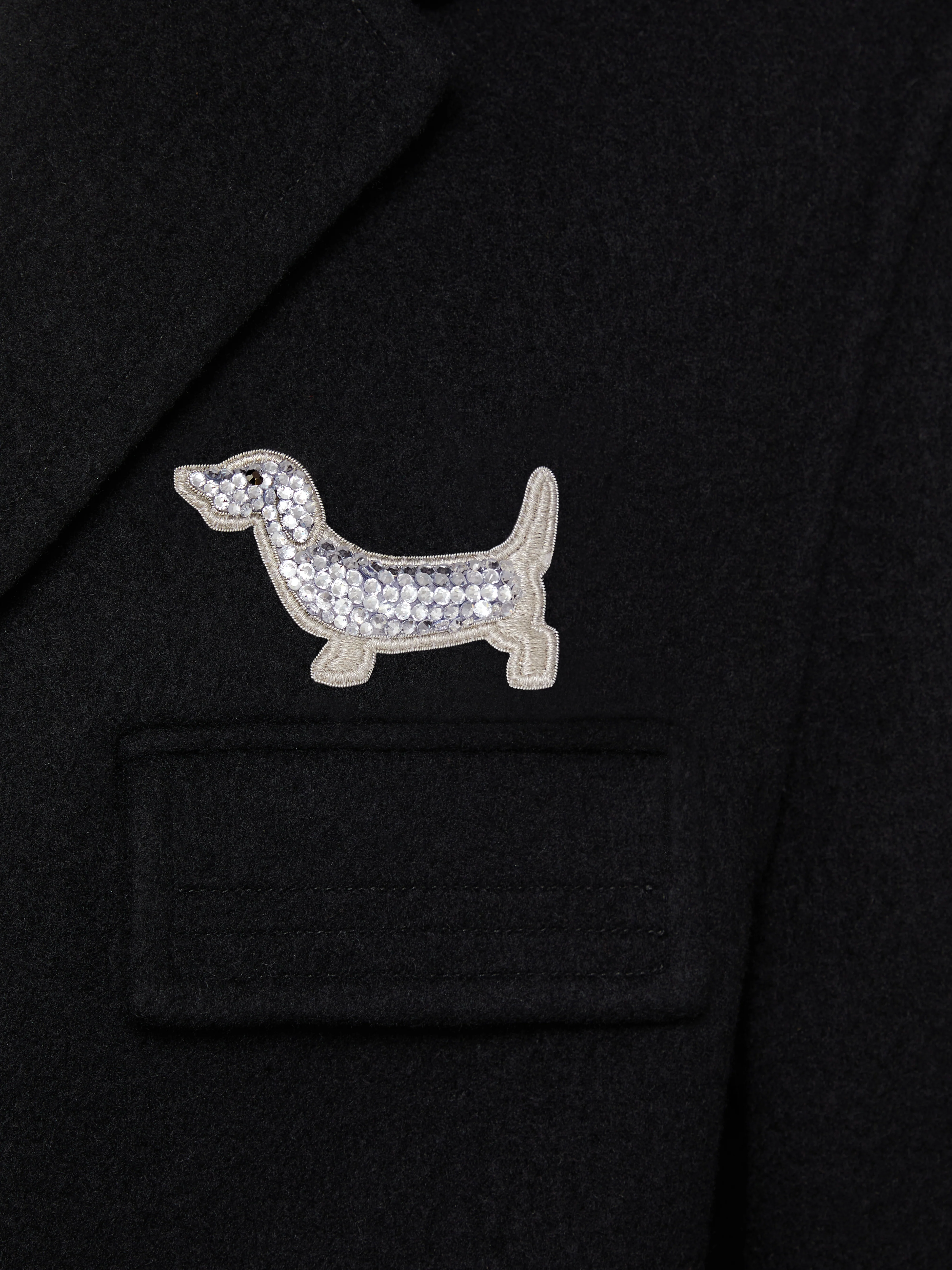 CRYSTAL EMBROIDERY HECTOR BROOCH - Image 3