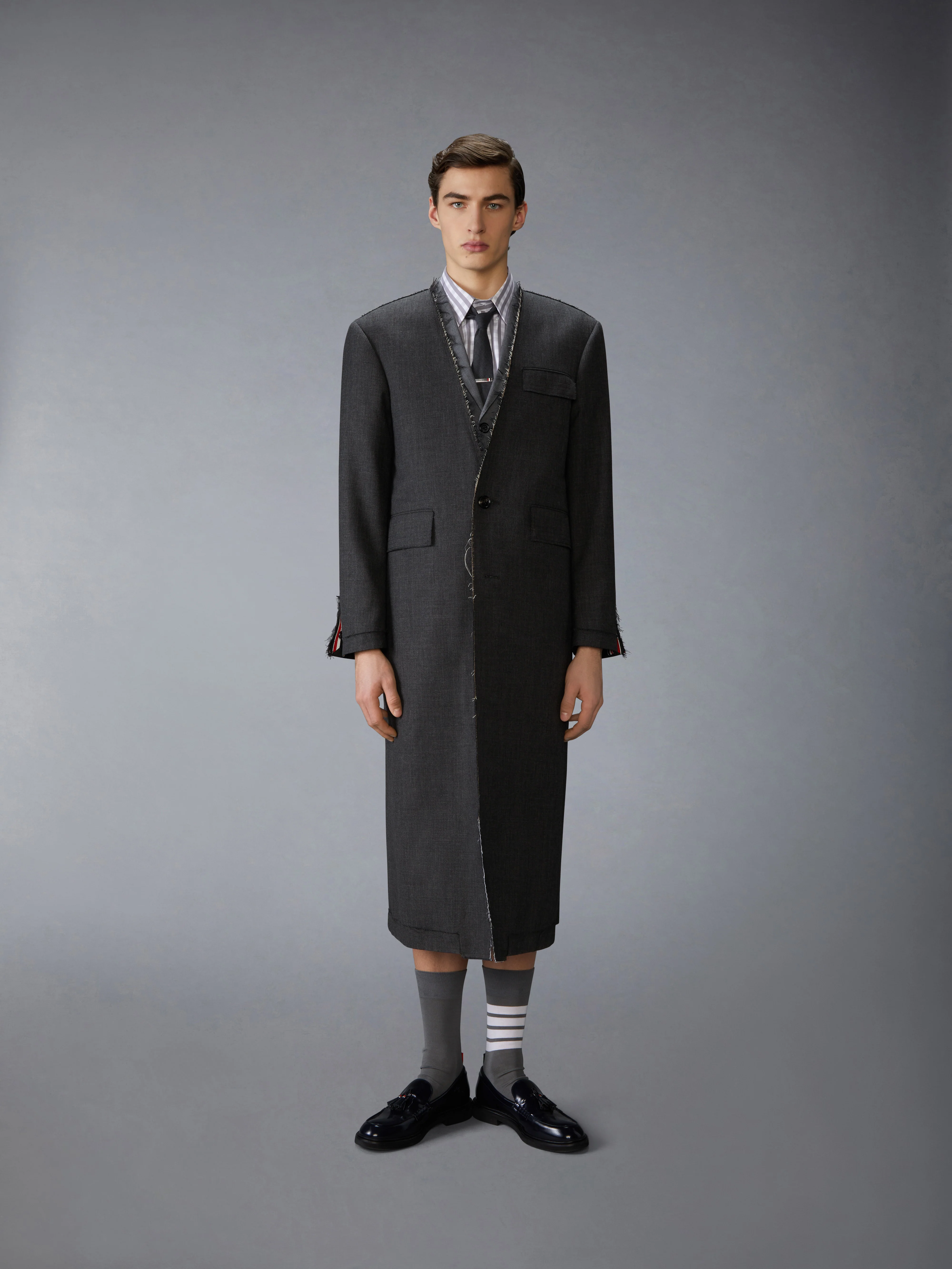 DECONSTRUCTED FRESCO OVERCOAT - Image 2