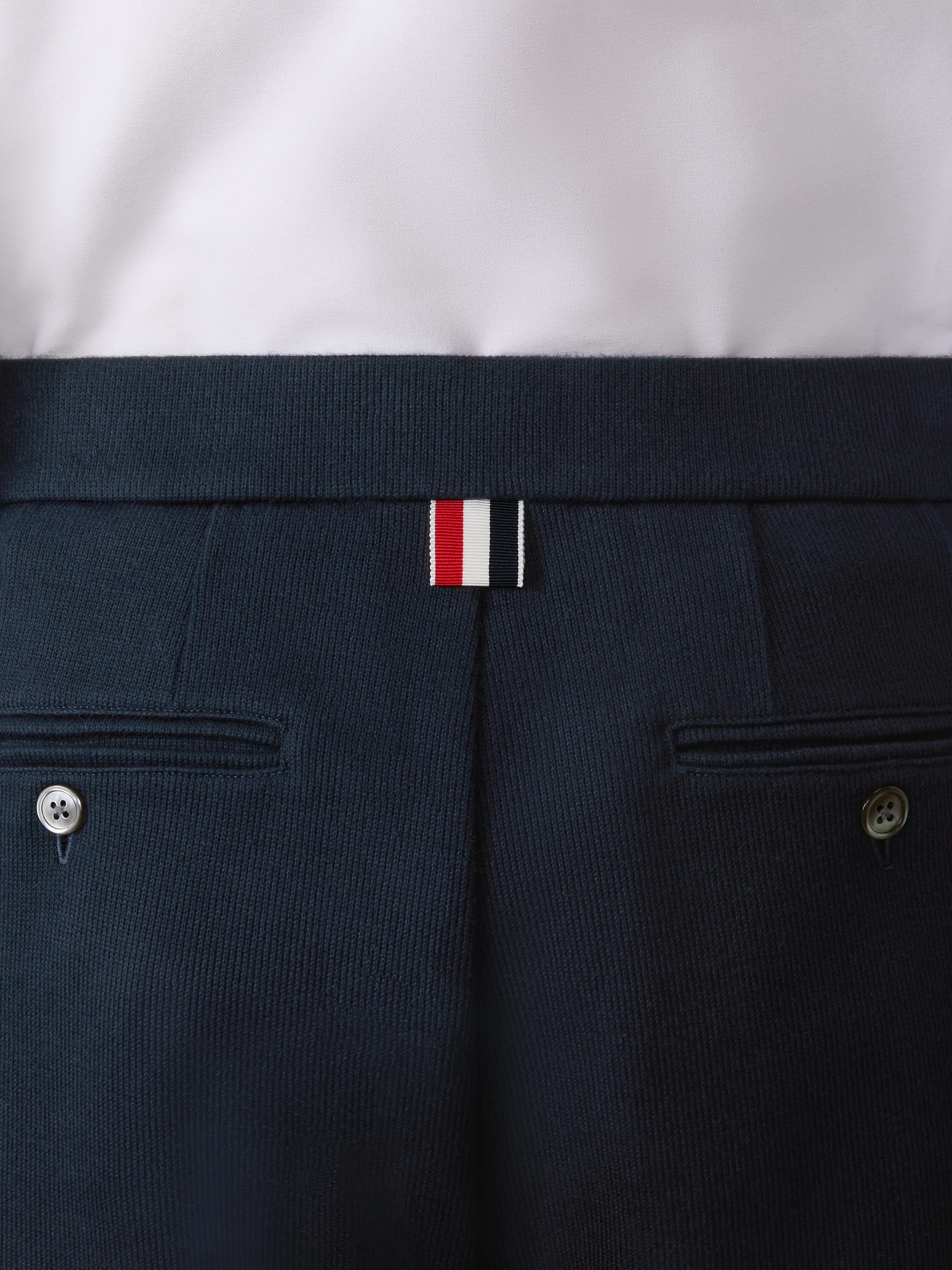 DOUBLE FACE KNIT 4-BAR BERMUDA SHORTS - Image 4