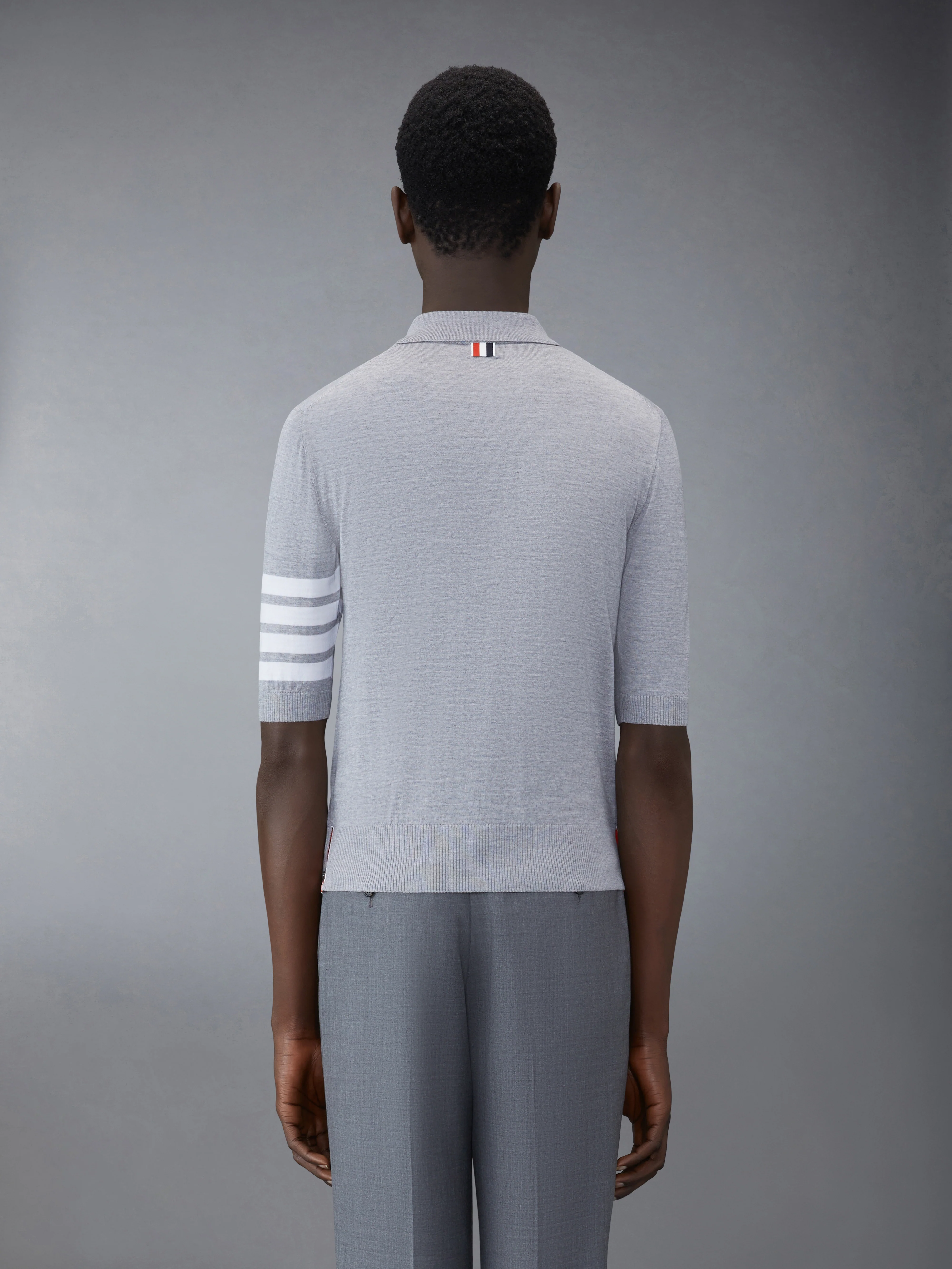 FINE MERINO WOOL 4-BAR POLO - Image 2