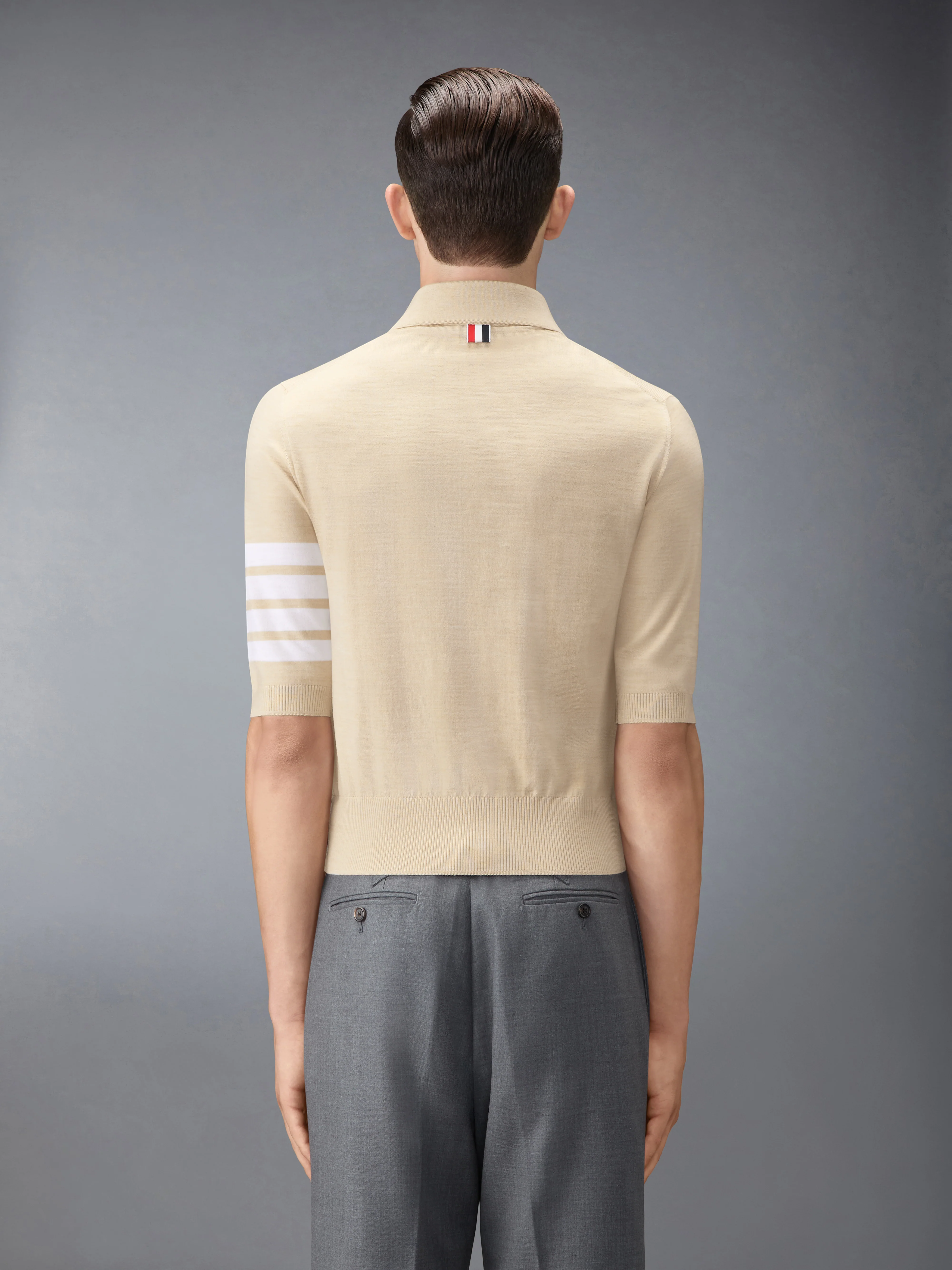 FINE MERINO WOOL 4-BAR POLO - Image 2