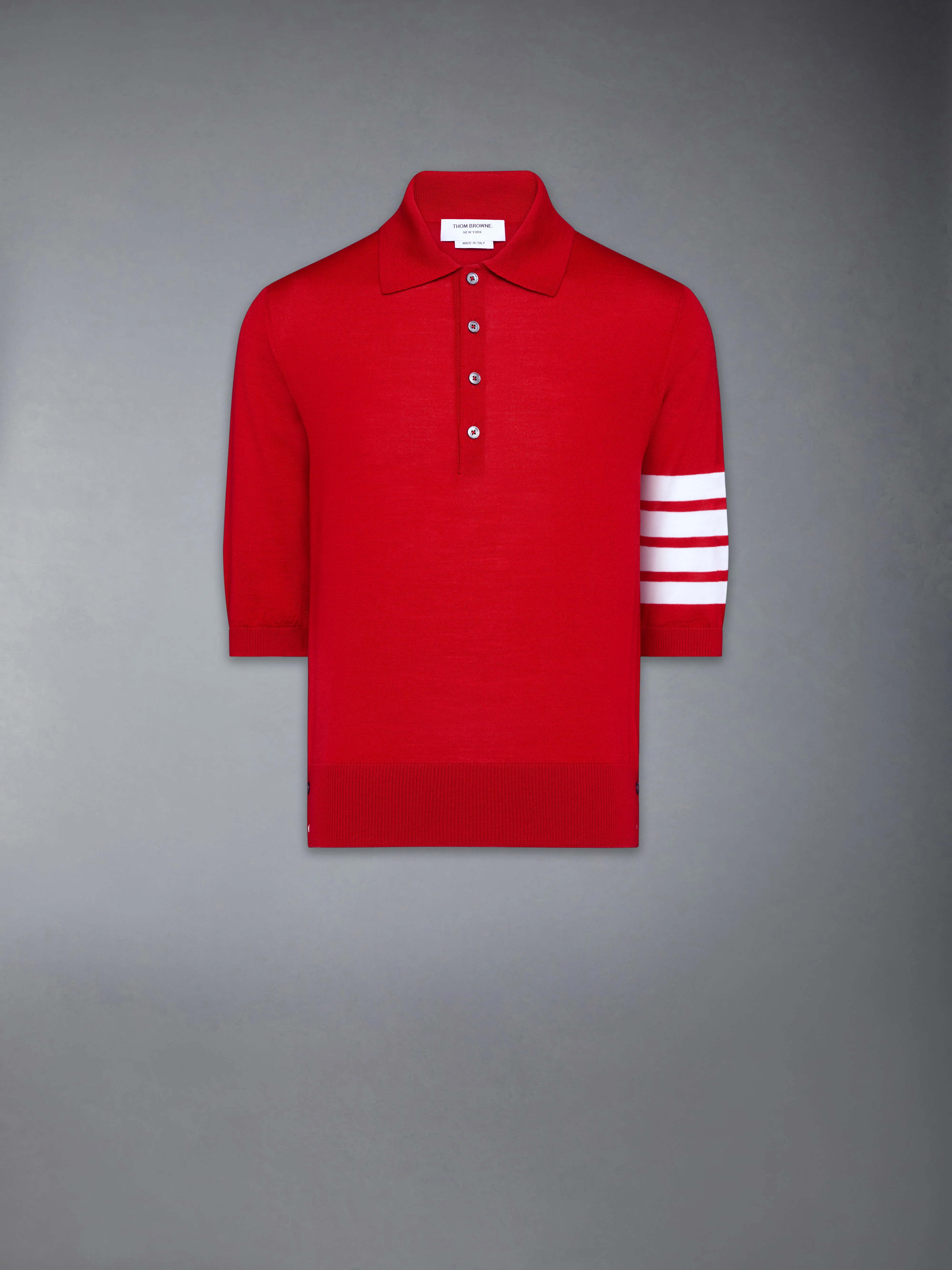 FINE MERINO WOOL 4-BAR POLO - Image 6