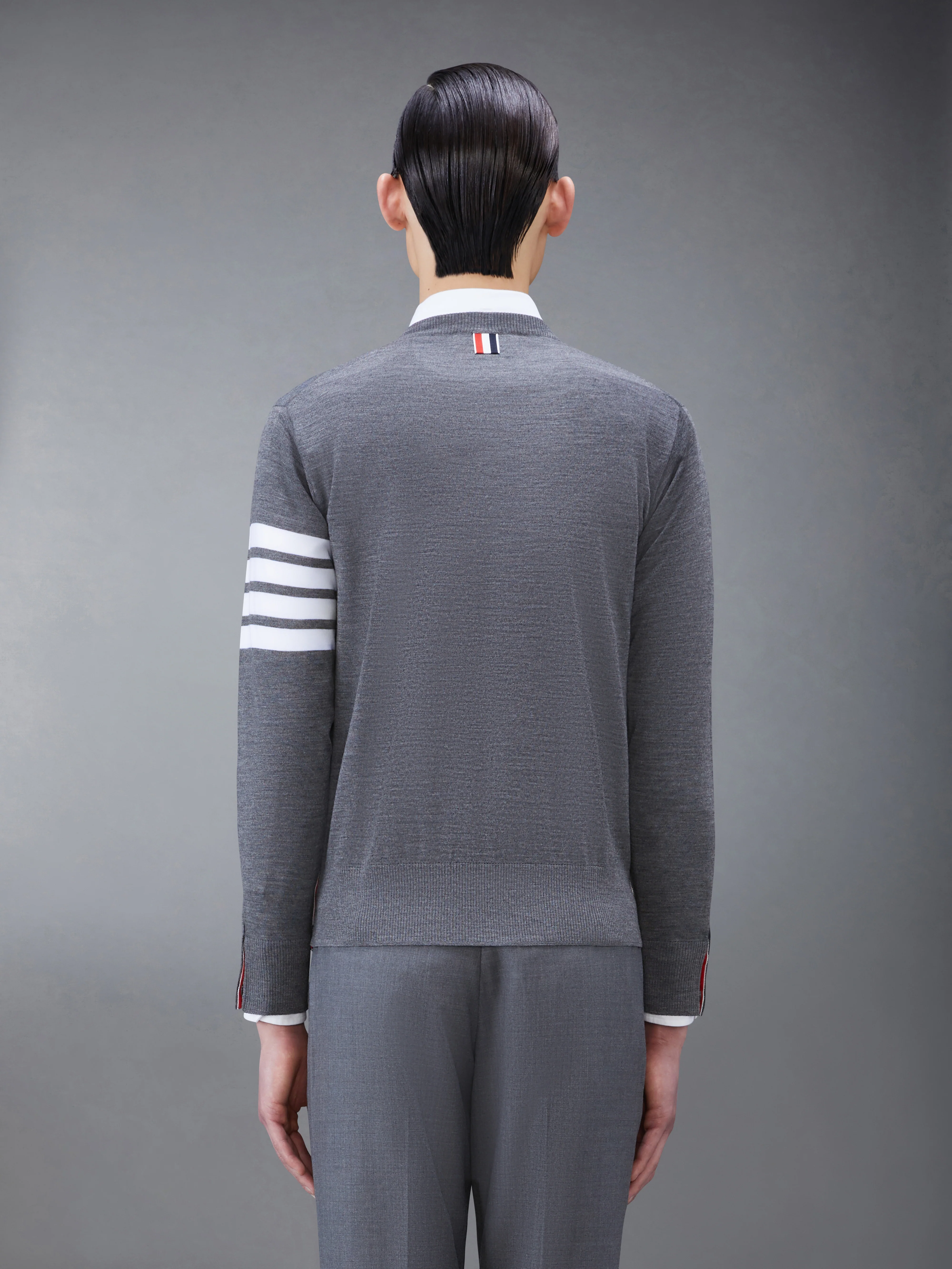 FINE MERINO WOOL 4-BAR PULLOVER - Image 2