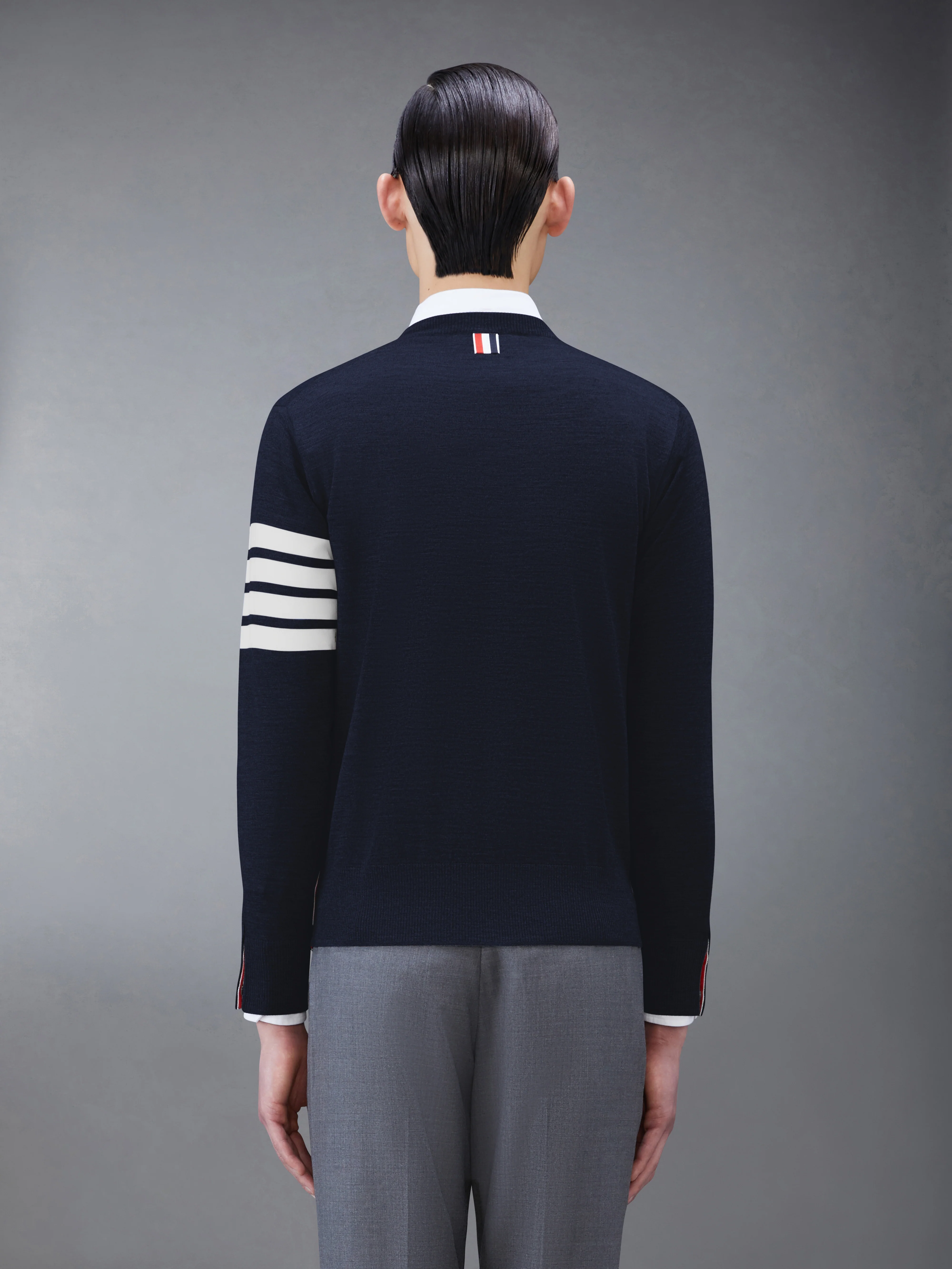 FINE MERINO WOOL 4-BAR PULLOVER - Image 2