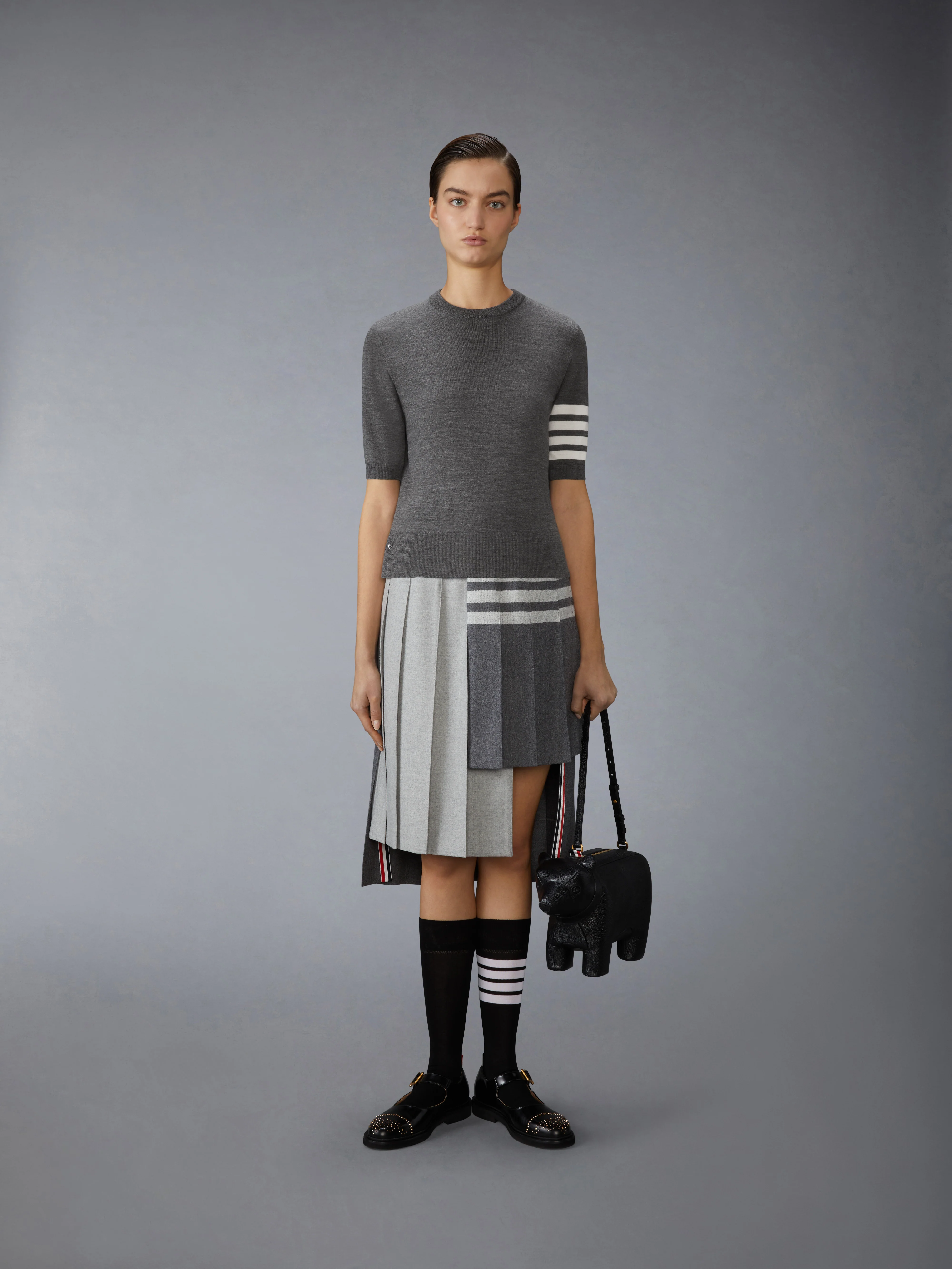 FINE MERINO WOOL 4-BAR TEE - Image 3