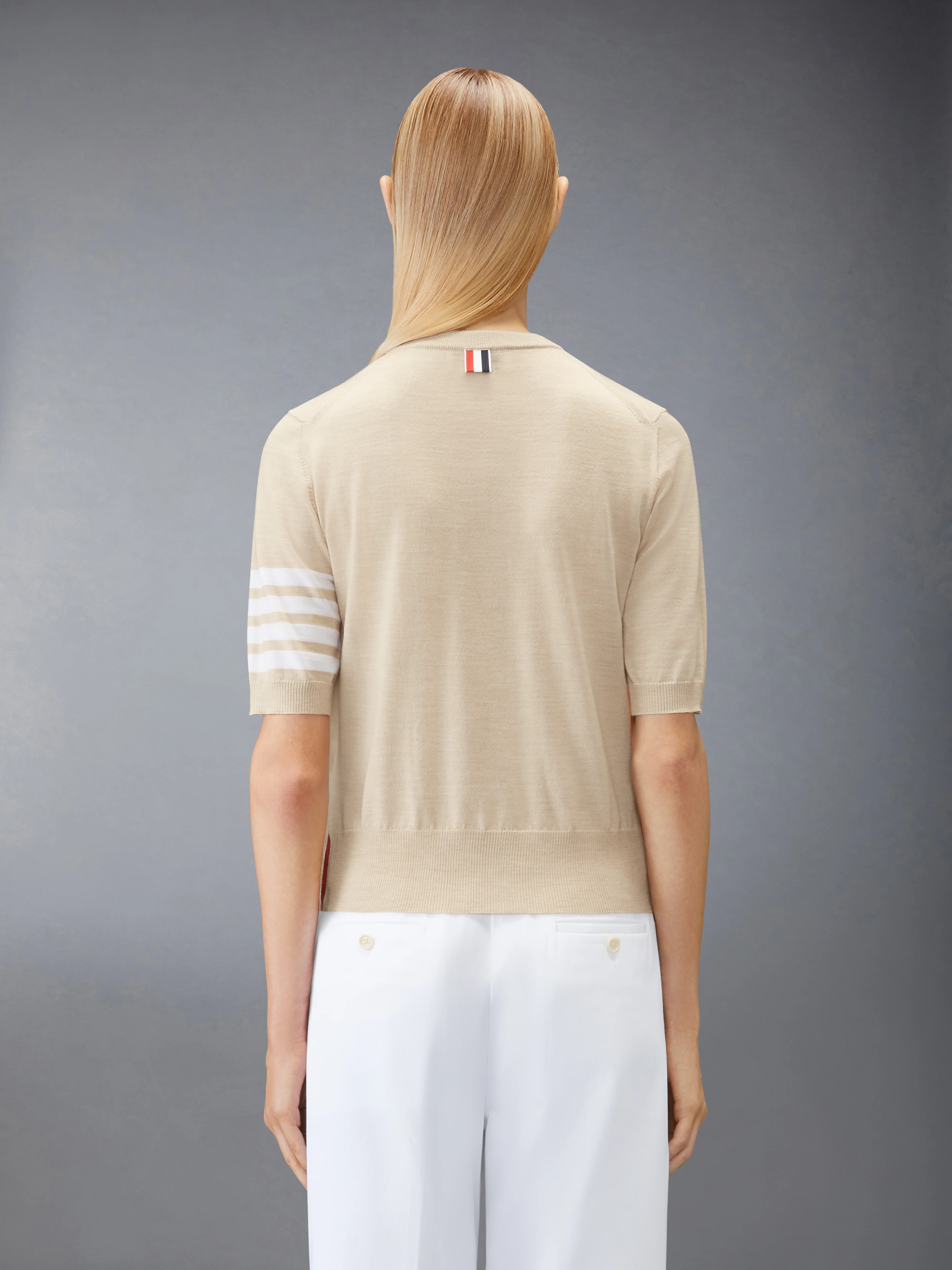 FINE MERINO WOOL 4-BAR TEE - Image 2