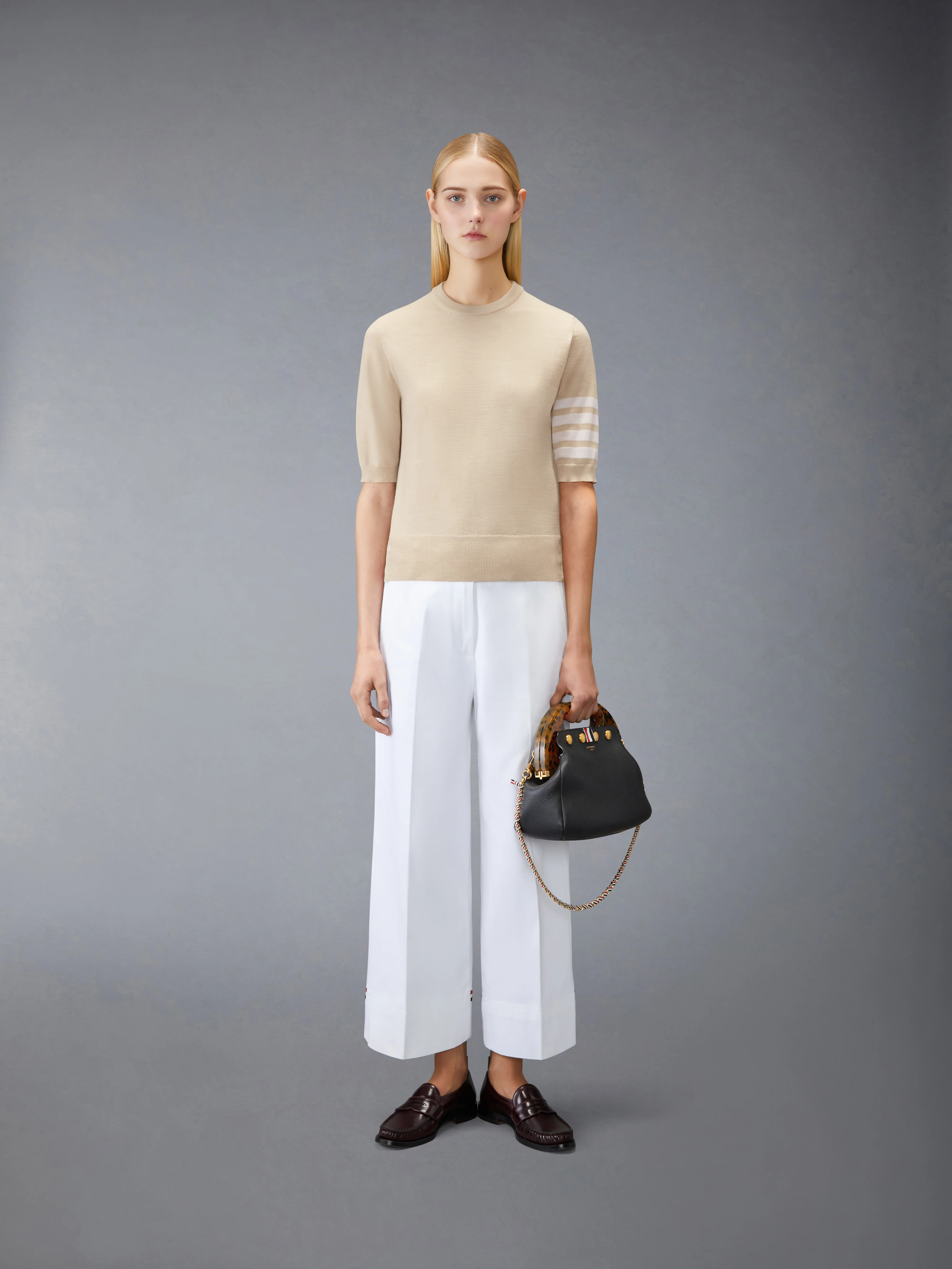 FINE MERINO WOOL 4-BAR TEE - Image 3