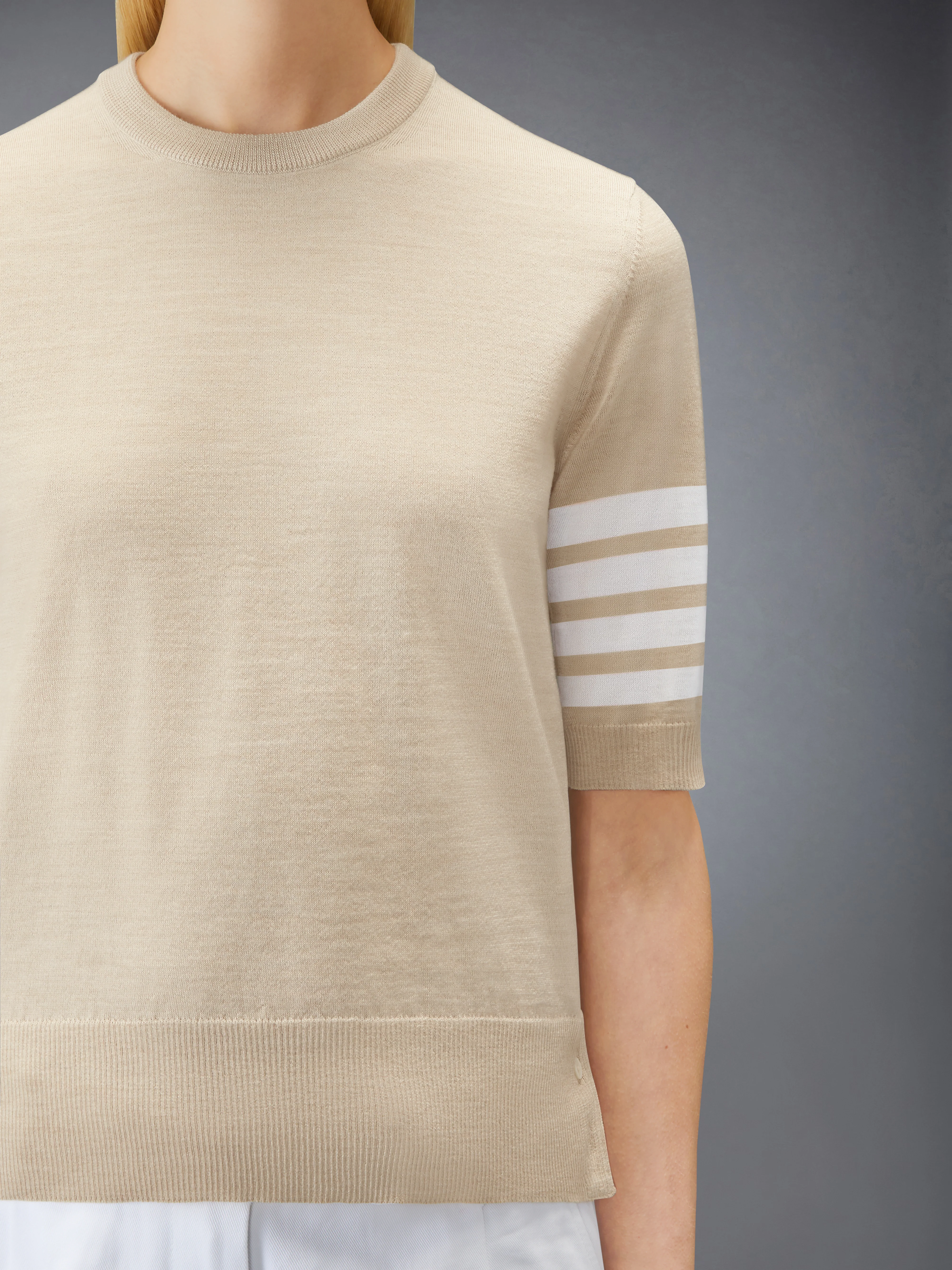 FINE MERINO WOOL 4-BAR TEE - Image 5