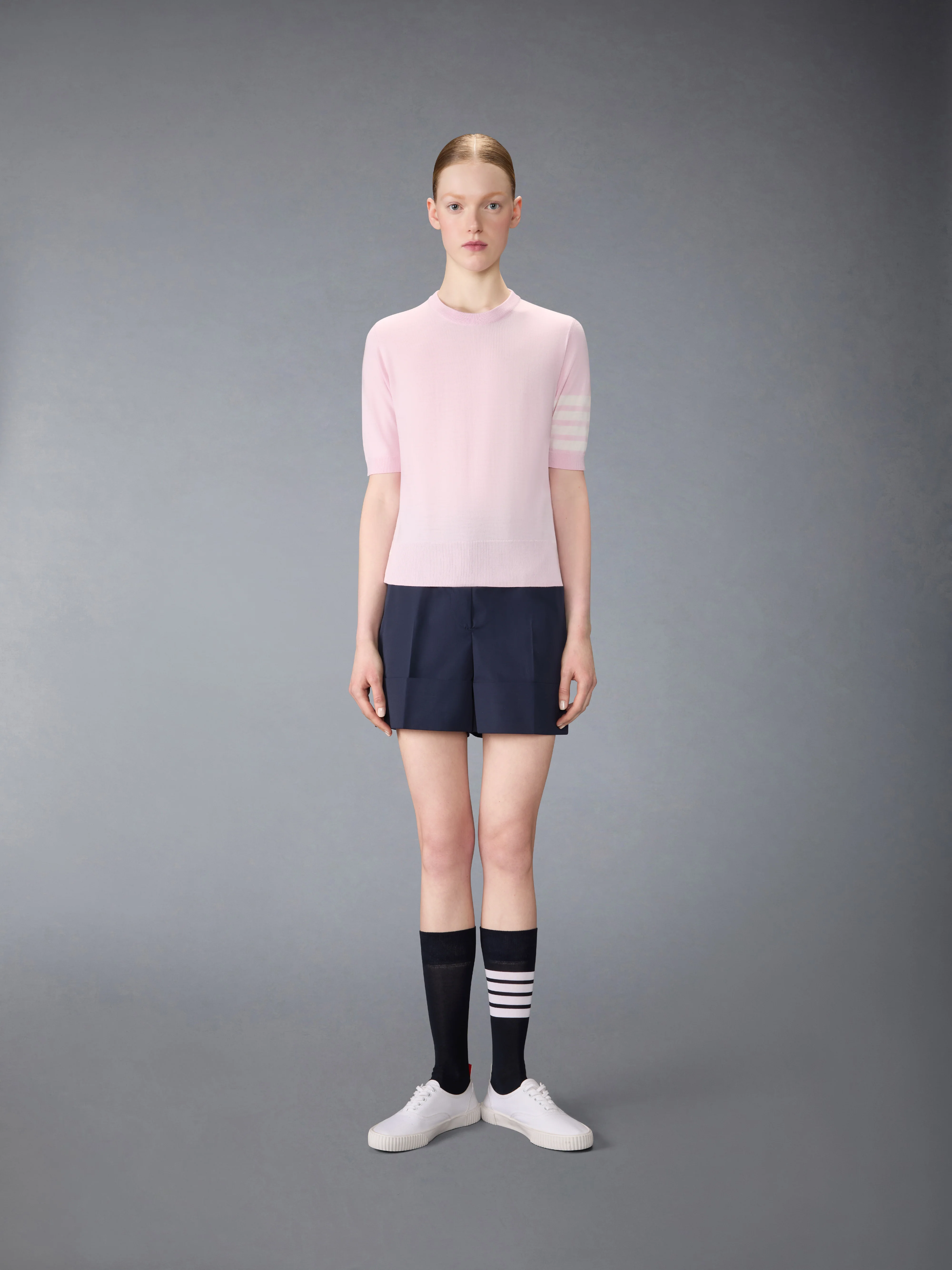 FINE MERINO WOOL 4-BAR TEE - Image 2