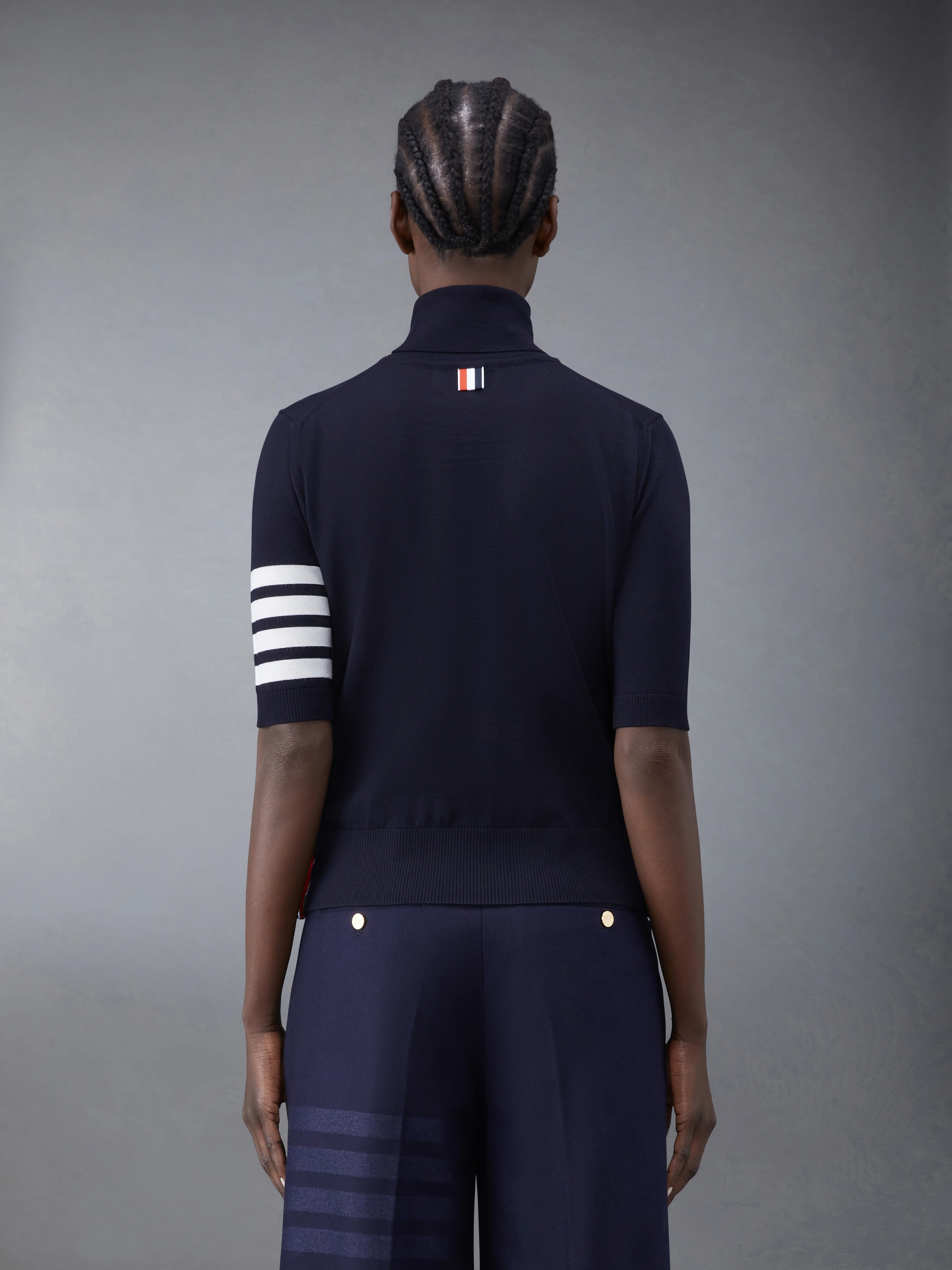 FINE MERINO WOOL 4-BAR TURTLENECK - Image 2