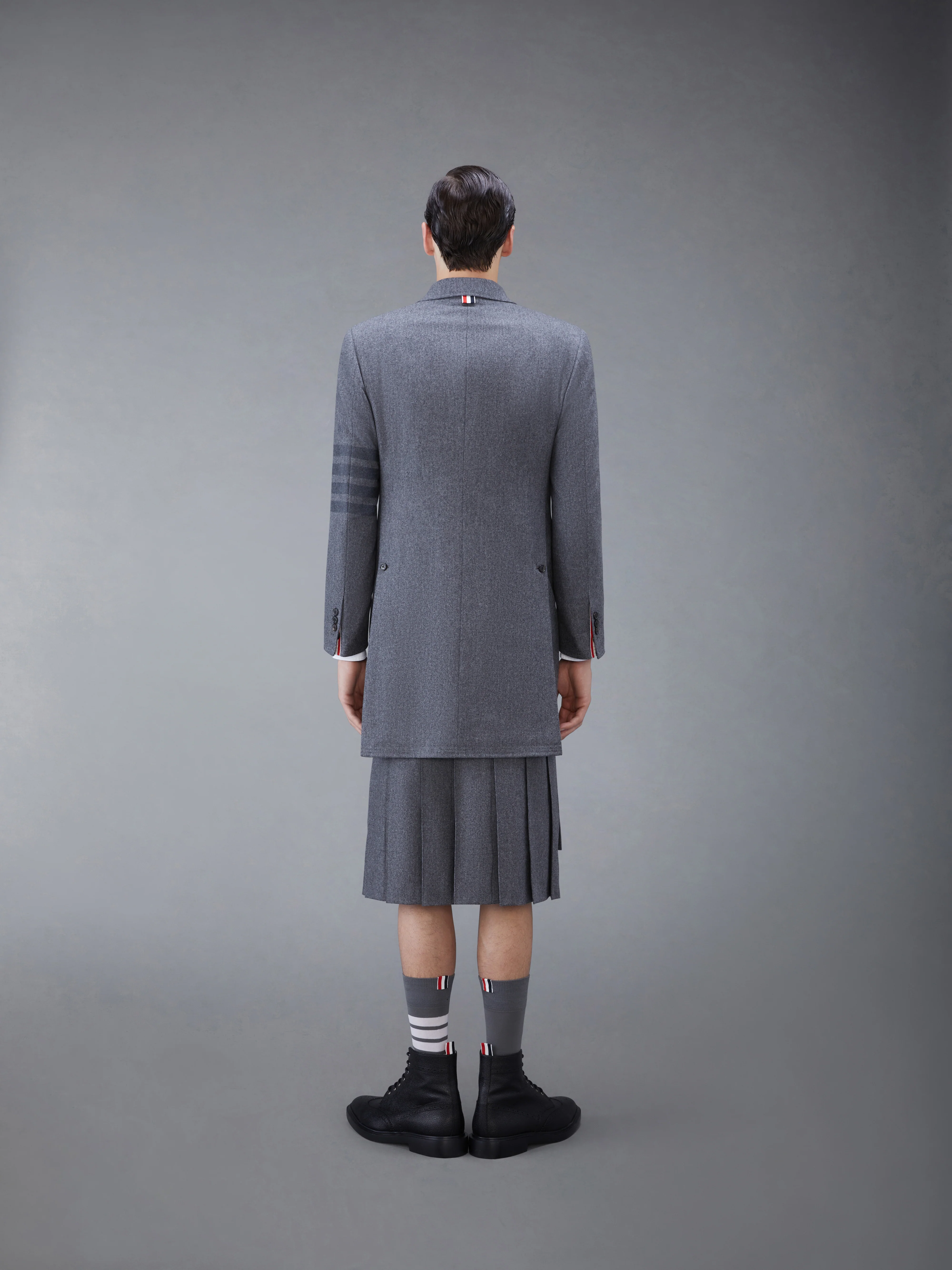 FLANNEL 4-BAR CLASSIC CHESTERFIELD OVERCOAT - Image 2