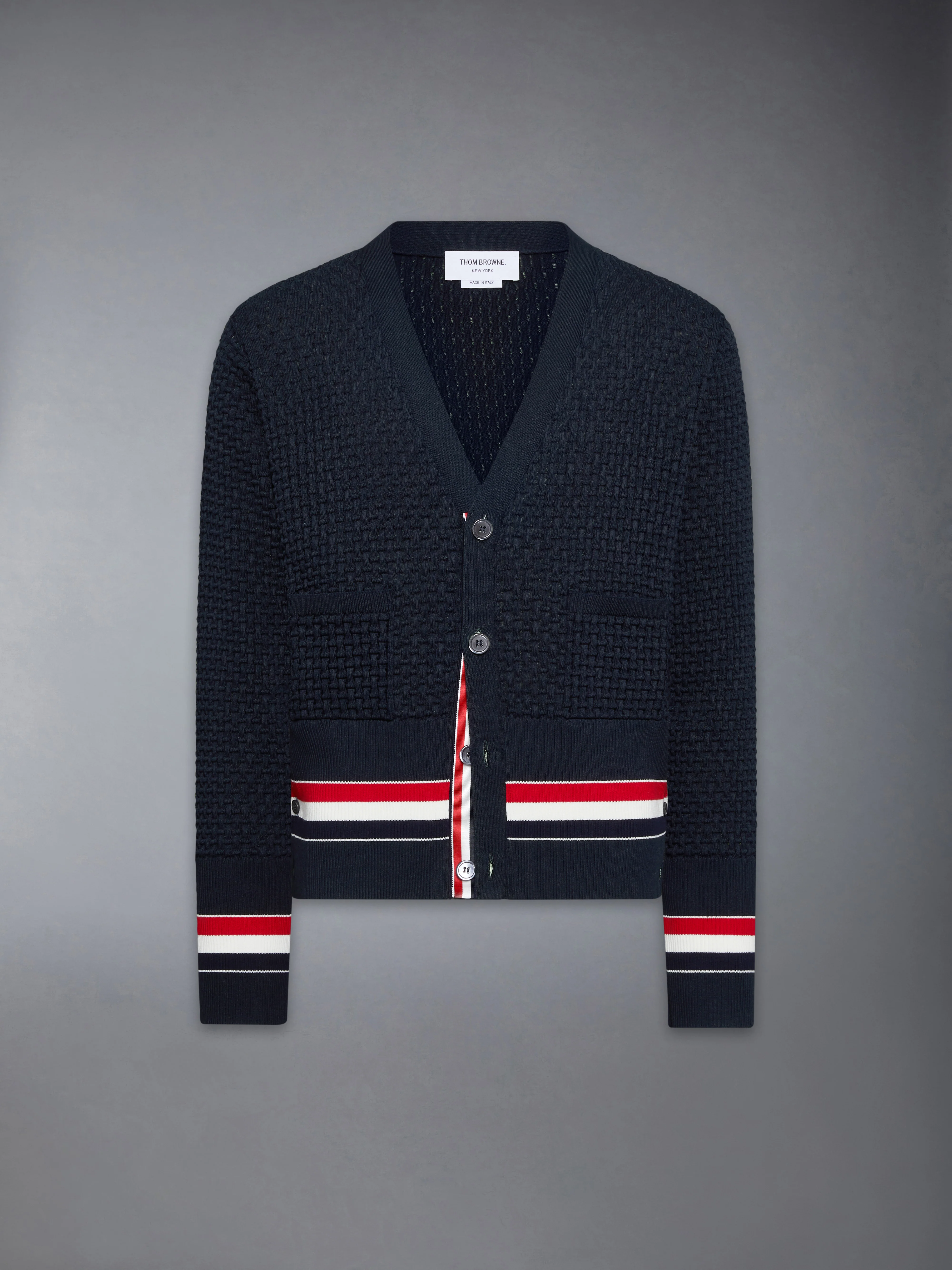 FLOAT RIPPLE STITCH RWB CARDIGAN - Image 6