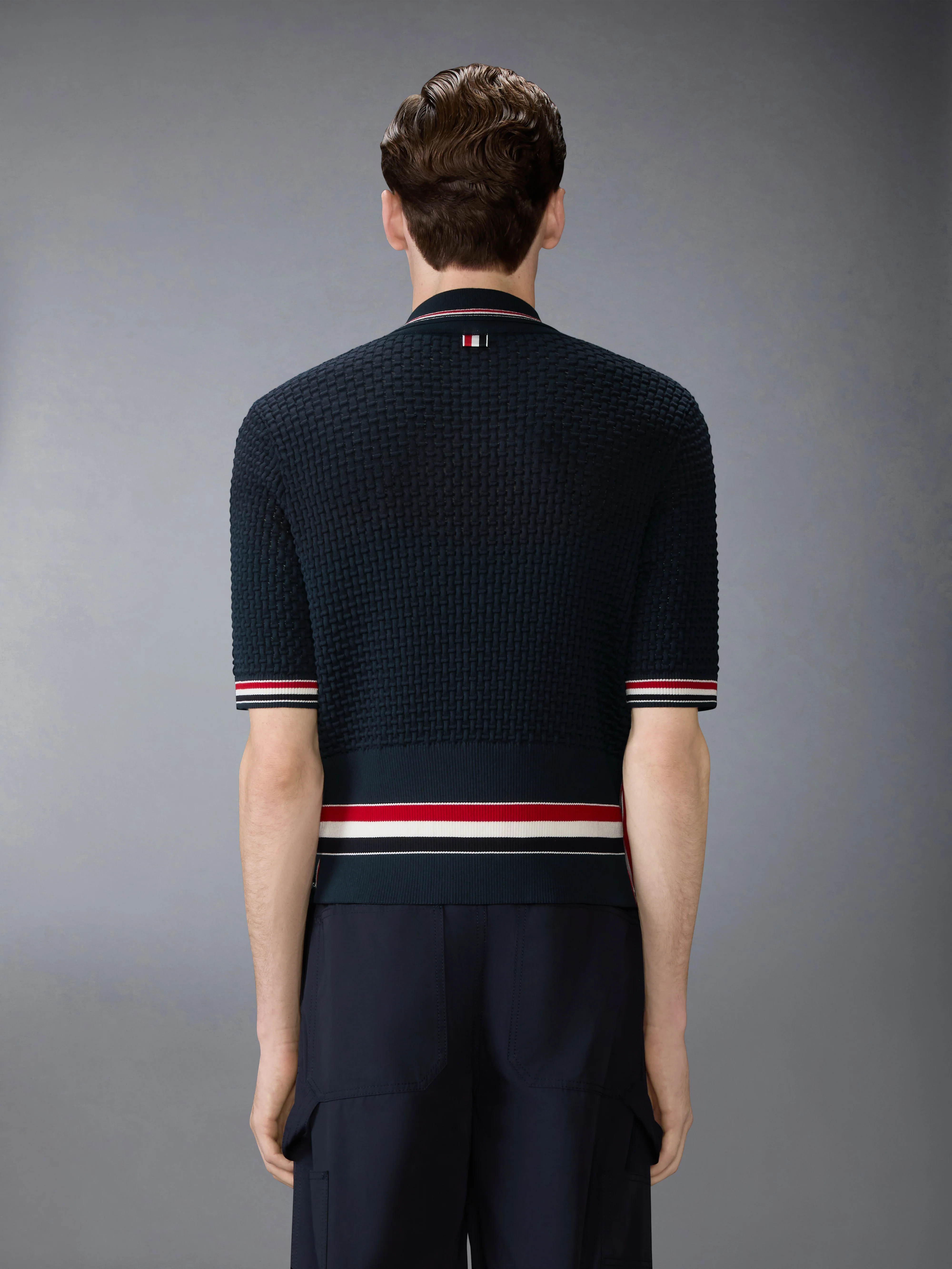 FLOAT RIPPLE STITCH RWB STRIPE POLO - Image 2