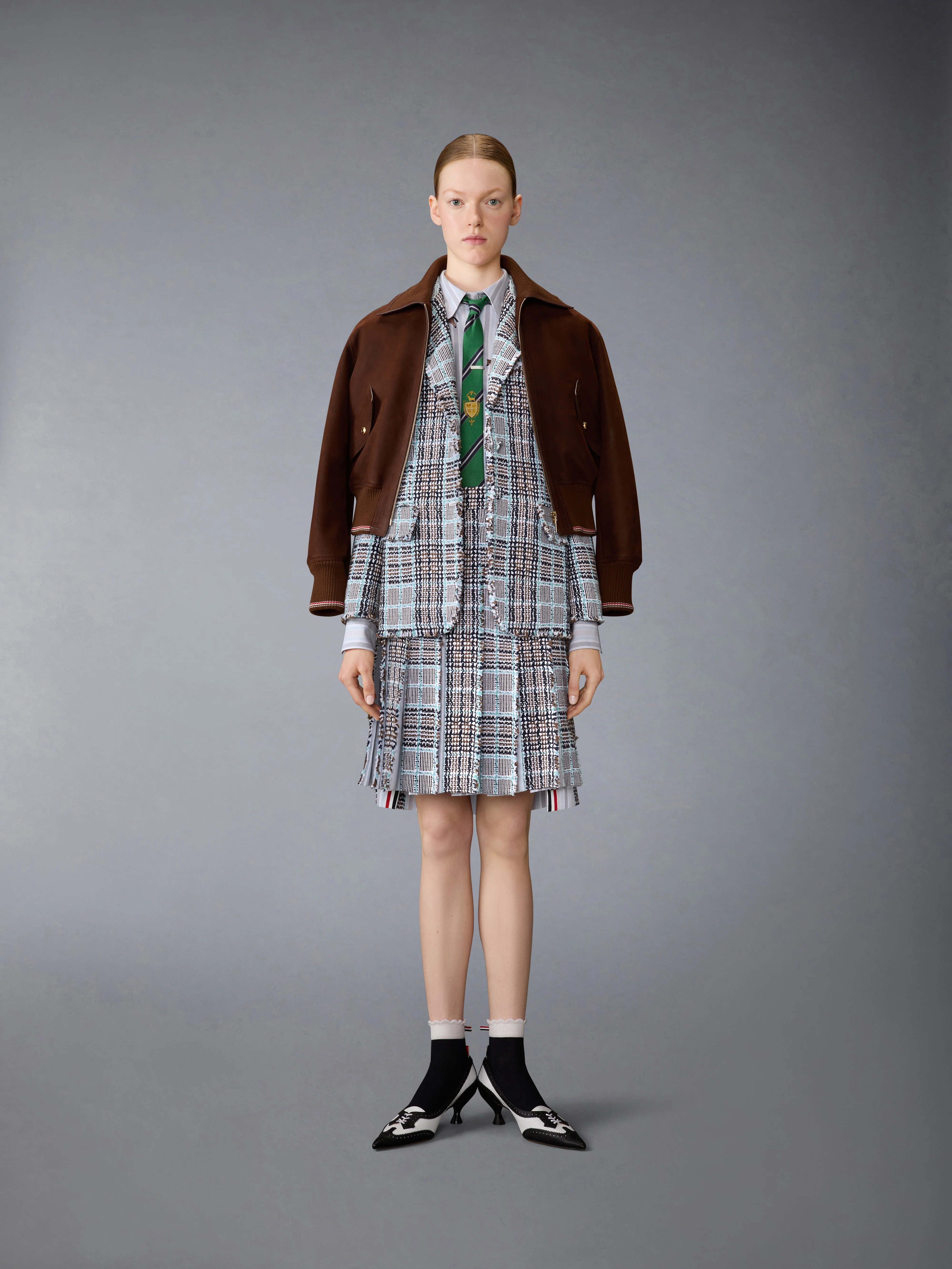 FRAYED PLAID CHECK SUMMER TWEED SPORTCOAT - Image 3