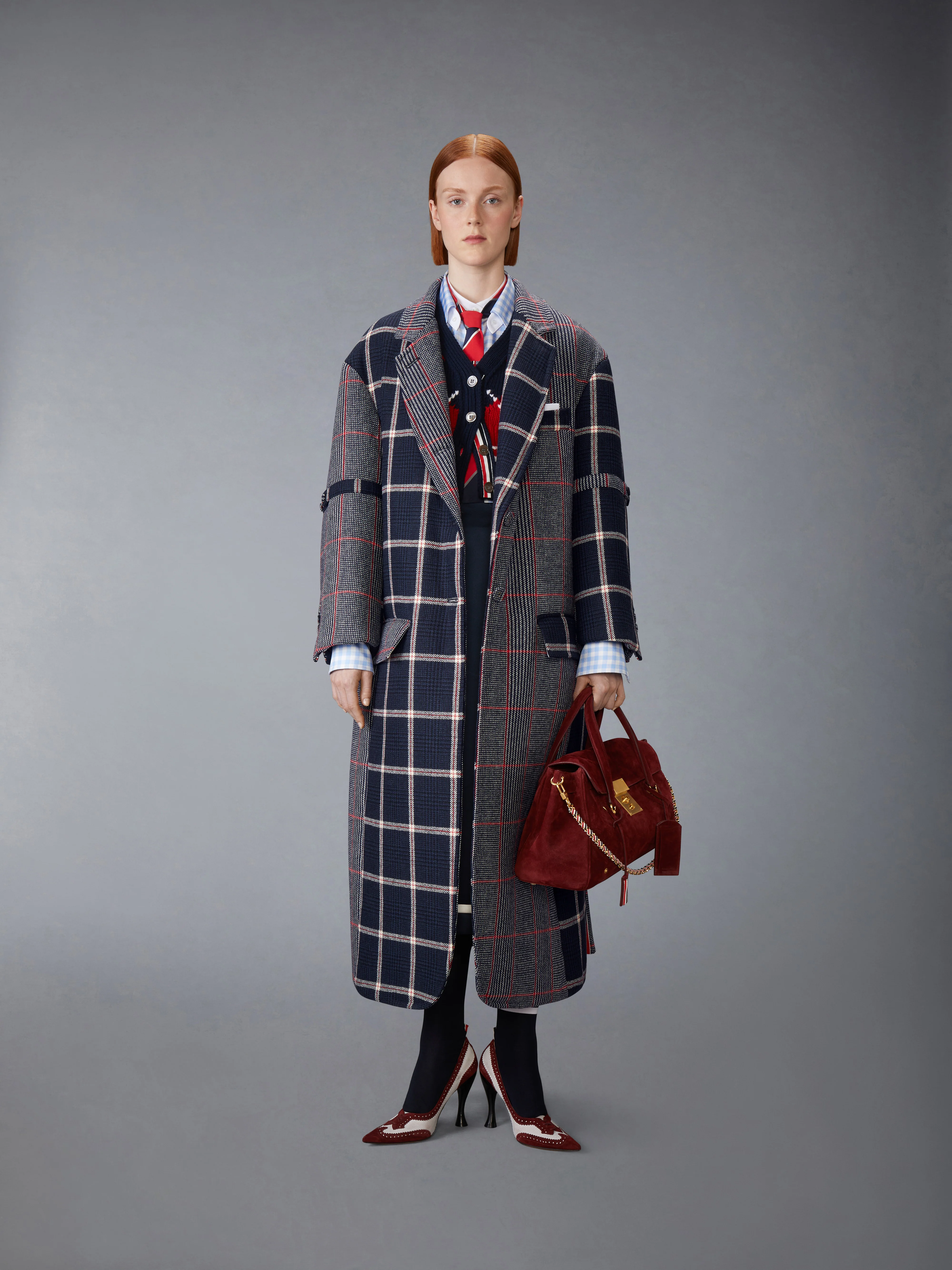 FUNMIX PRINCE OF WALES ARMBAND OVERCOAT - Image 4